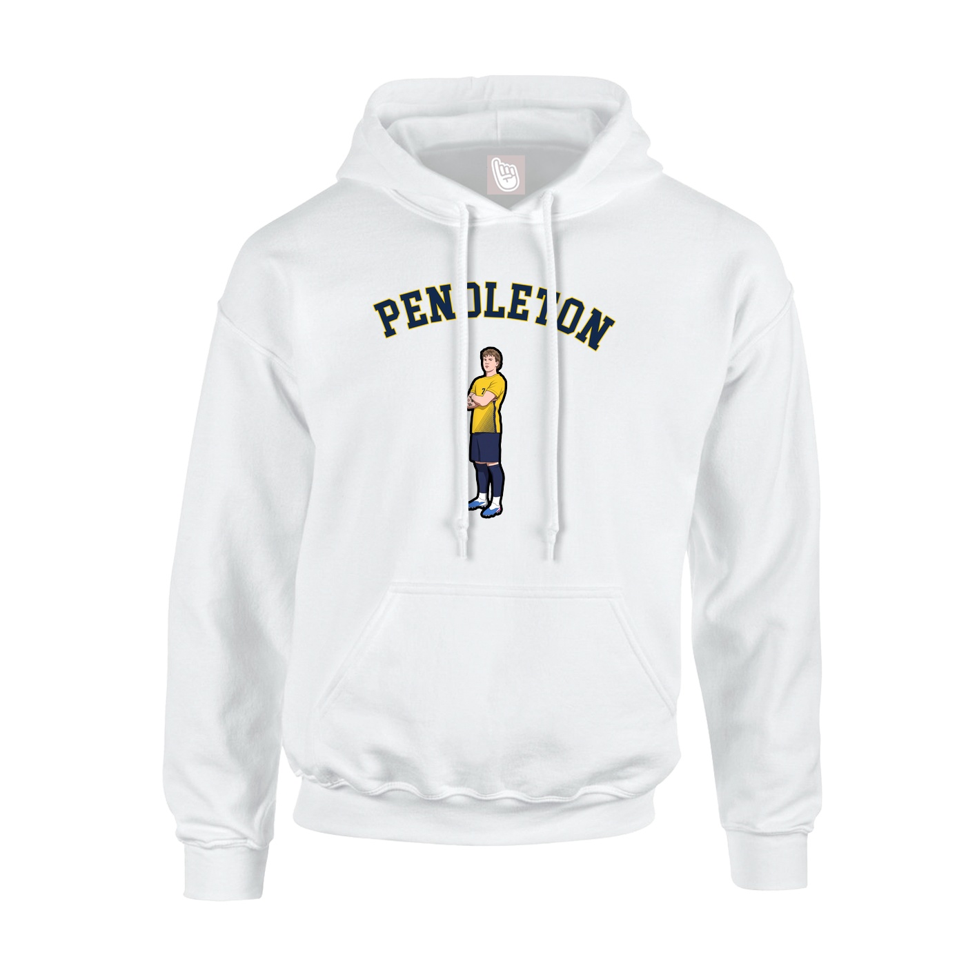 Youth Hoodie — Shirsey Arch in White