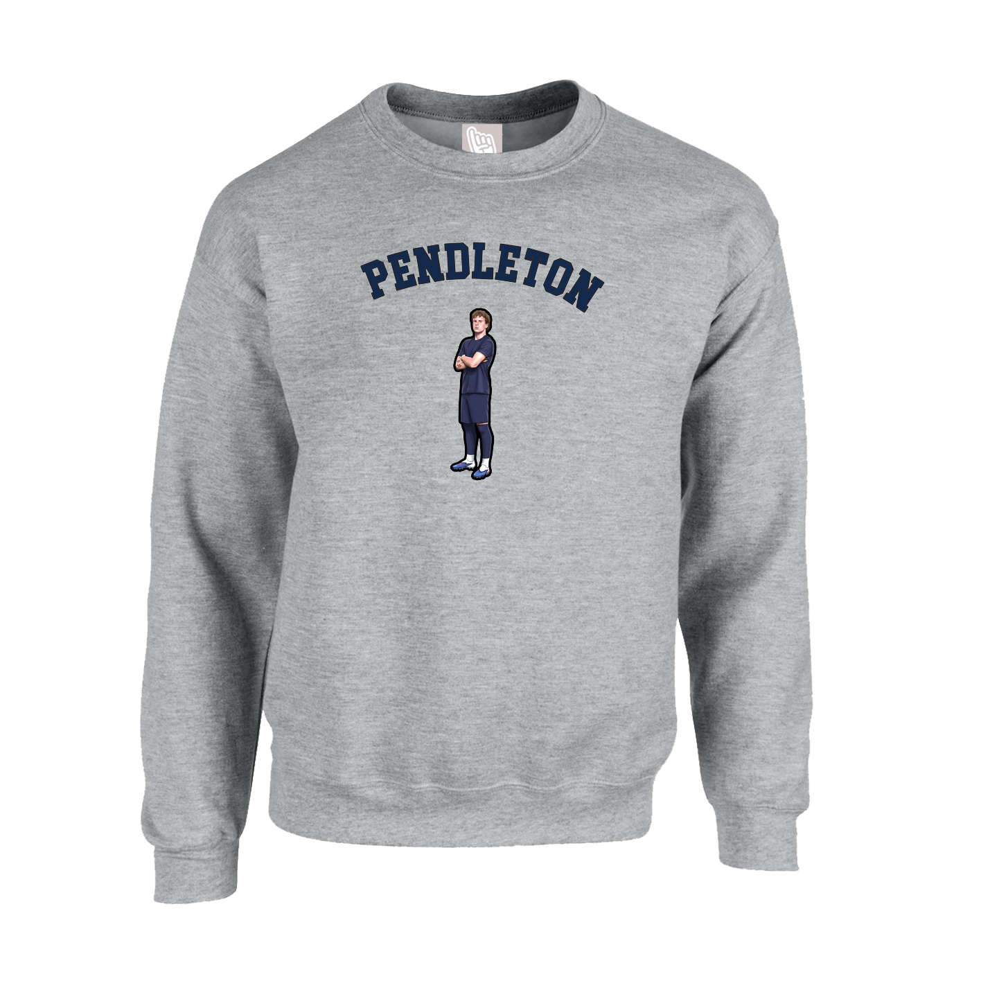 Fleece Crew — Shirsey Arch in Grey