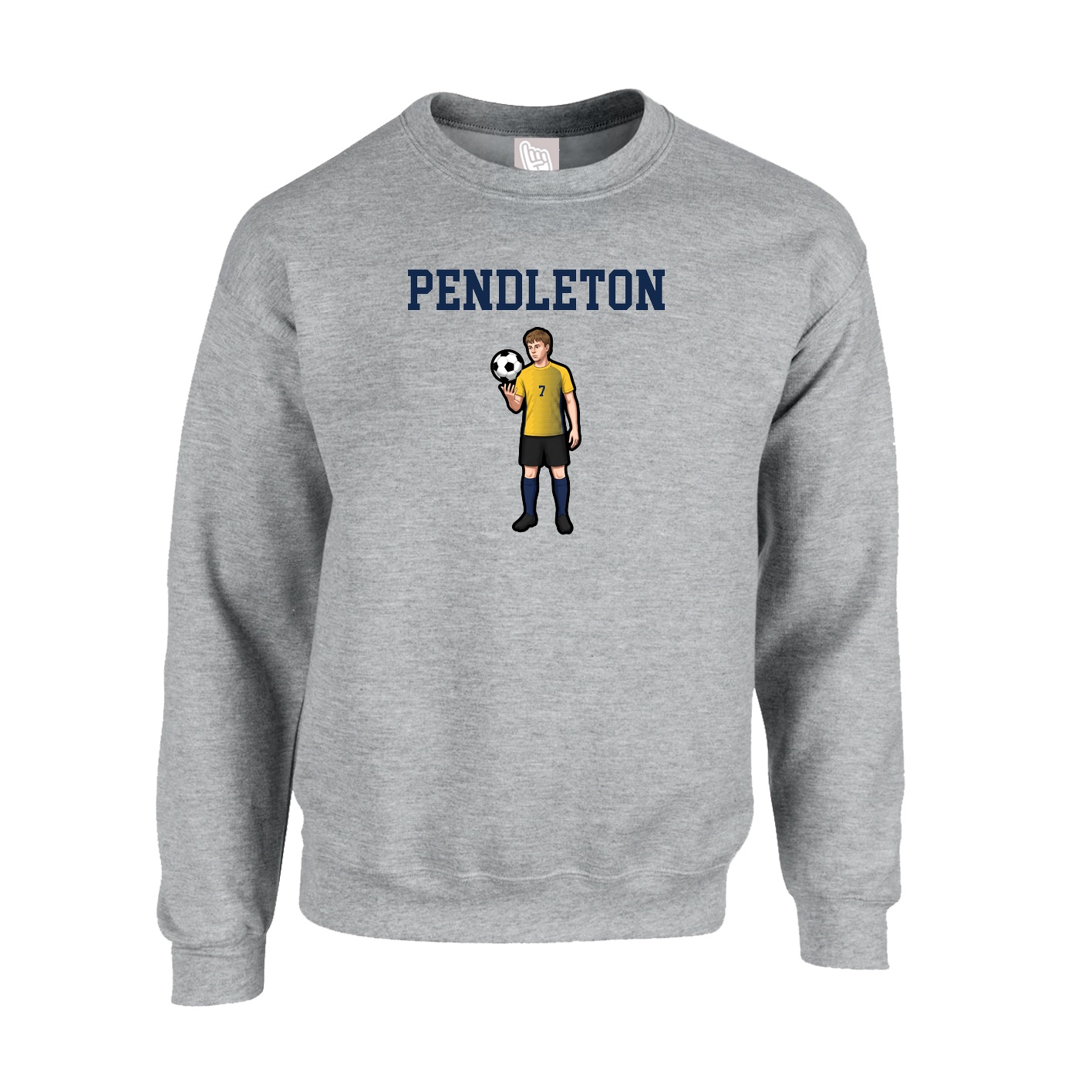 Fleece Crew — Shirsey in Grey