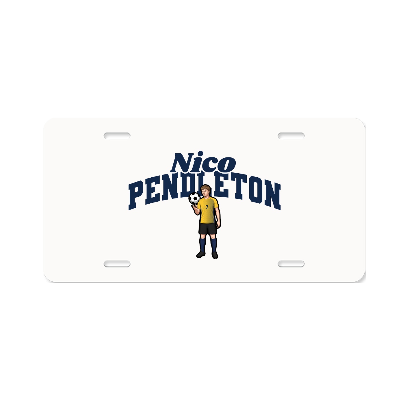 License Plate — Signature Arch in Classic