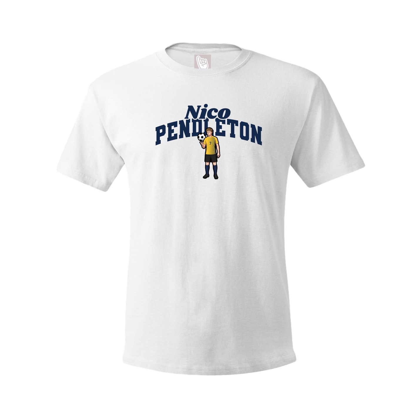 Youth Tee — Signature Arch in White