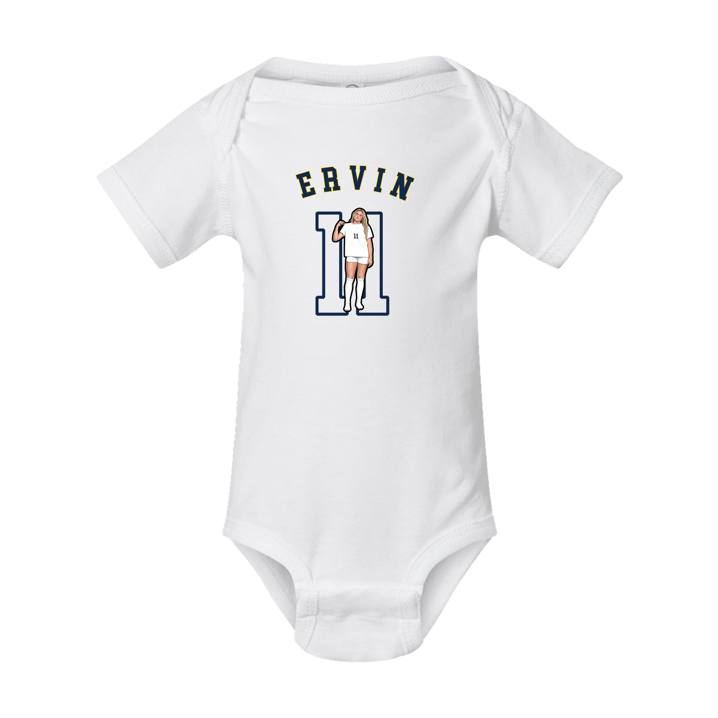 Baby Onesie — Shirsey Arch in White