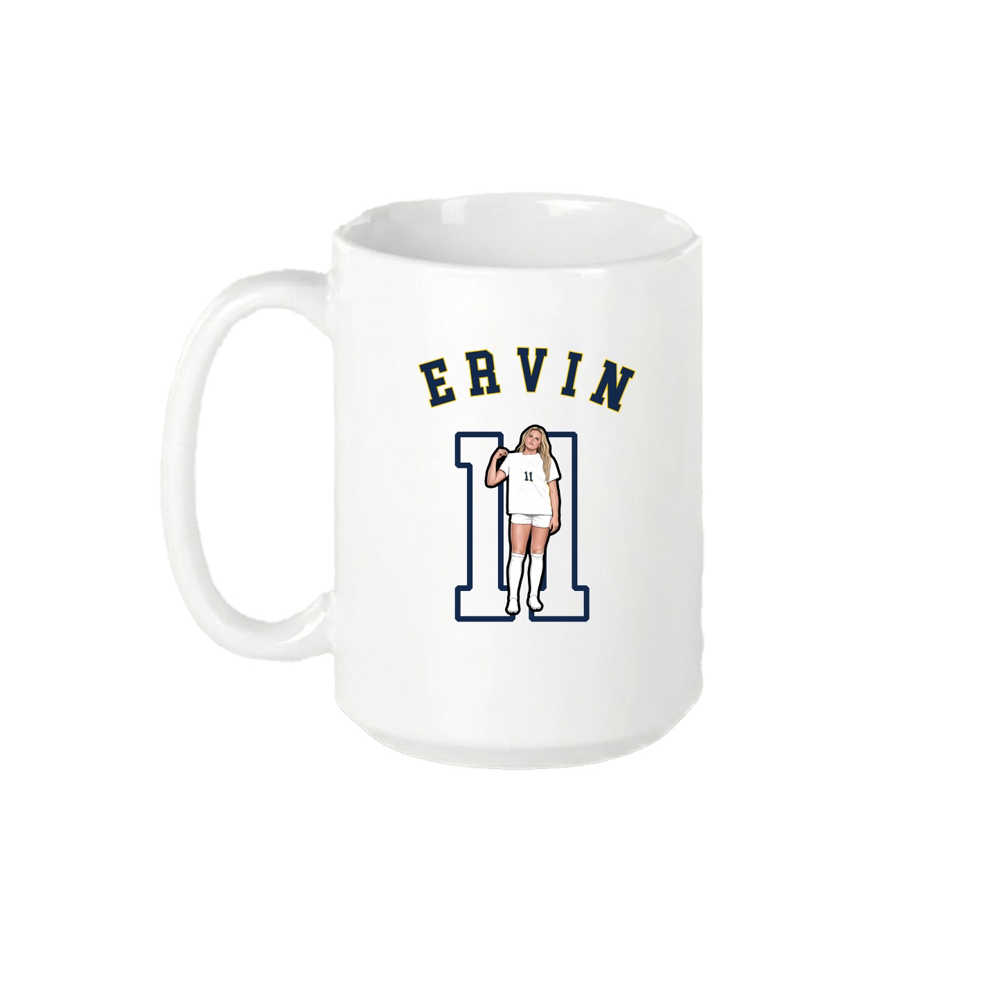 15oz Coffee Mug — Shirsey Arch in White