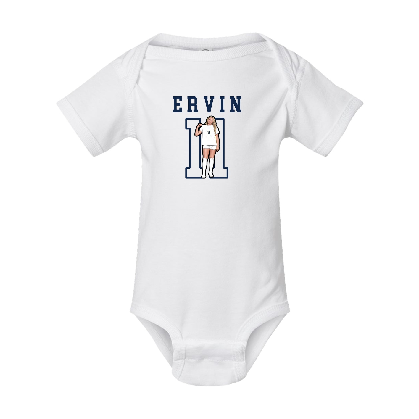 Baby Onesie — Shirsey in White
