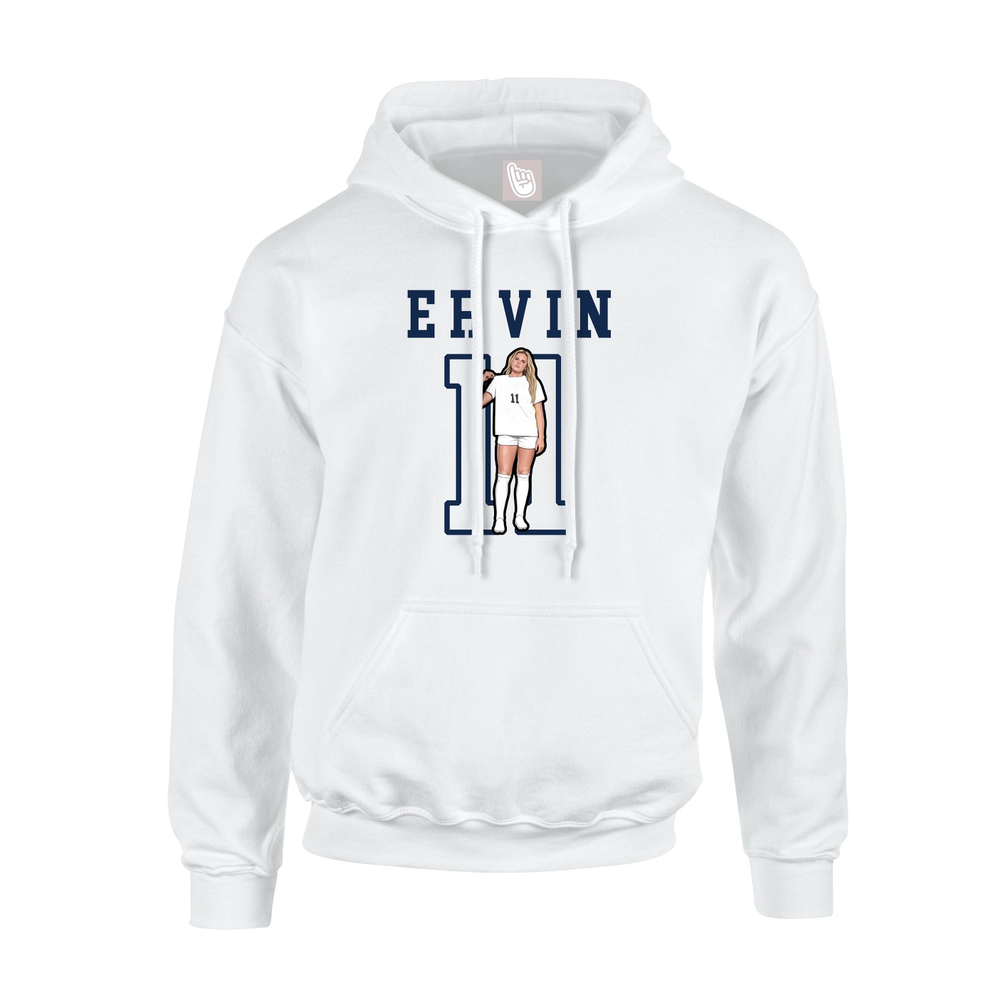 Youth Hoodie — Shirsey in White