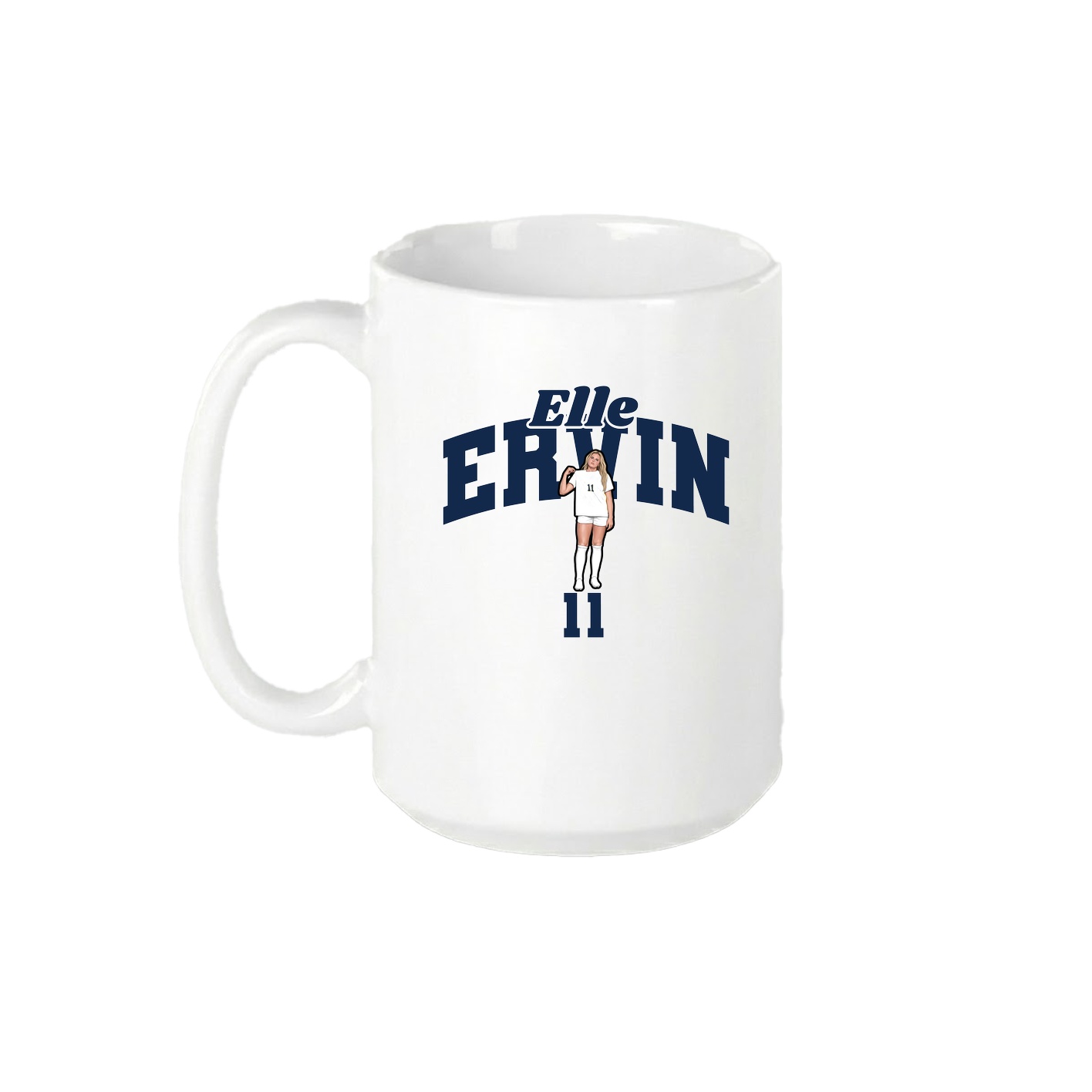 15oz Coffee Mug — Signature Arch in White