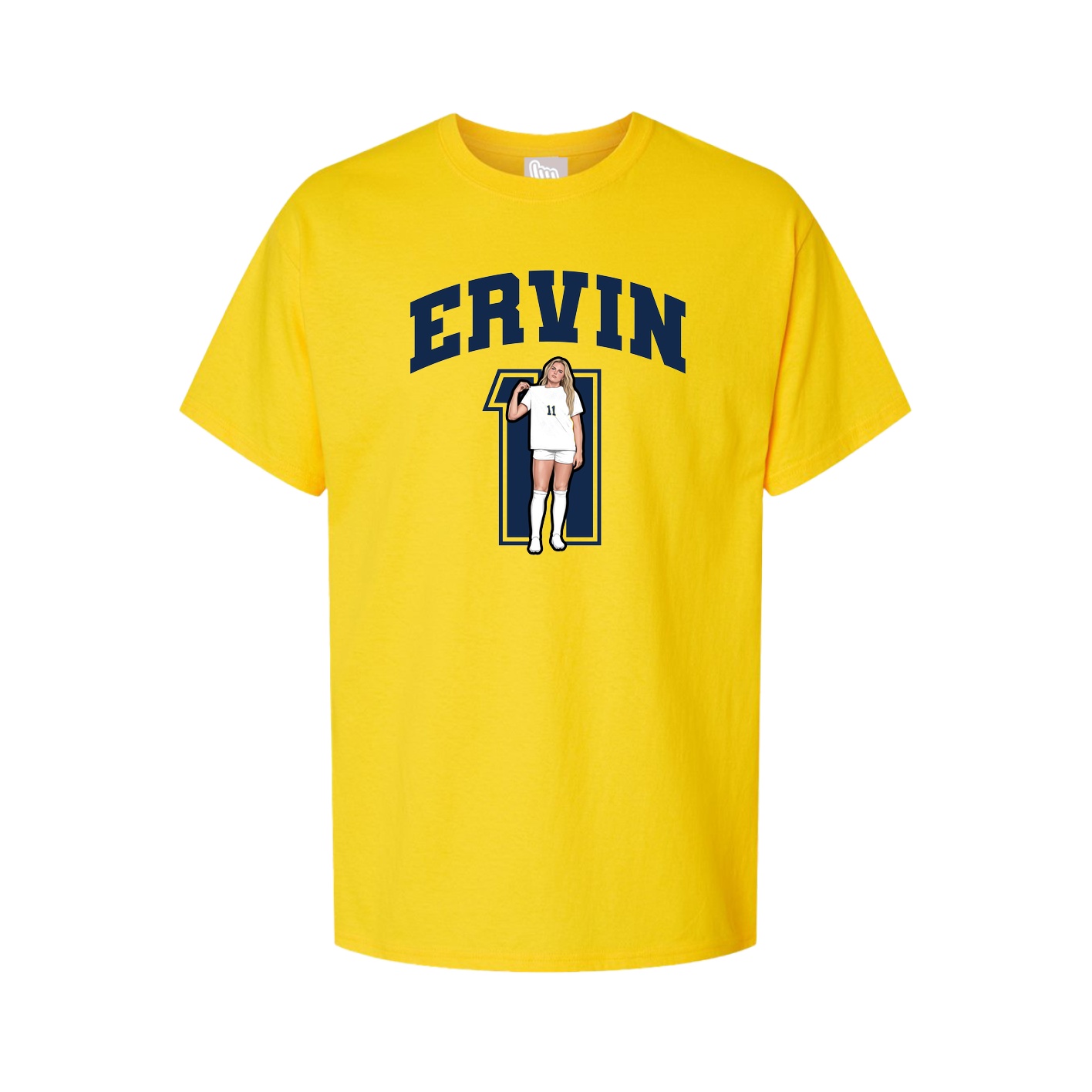 Tee — Number in Gold