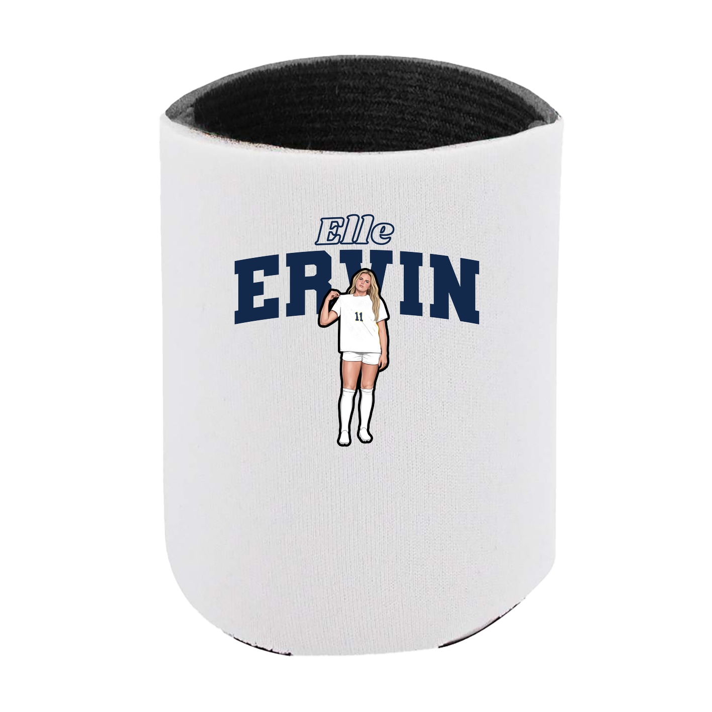 Can Holder — Name Arch in White
