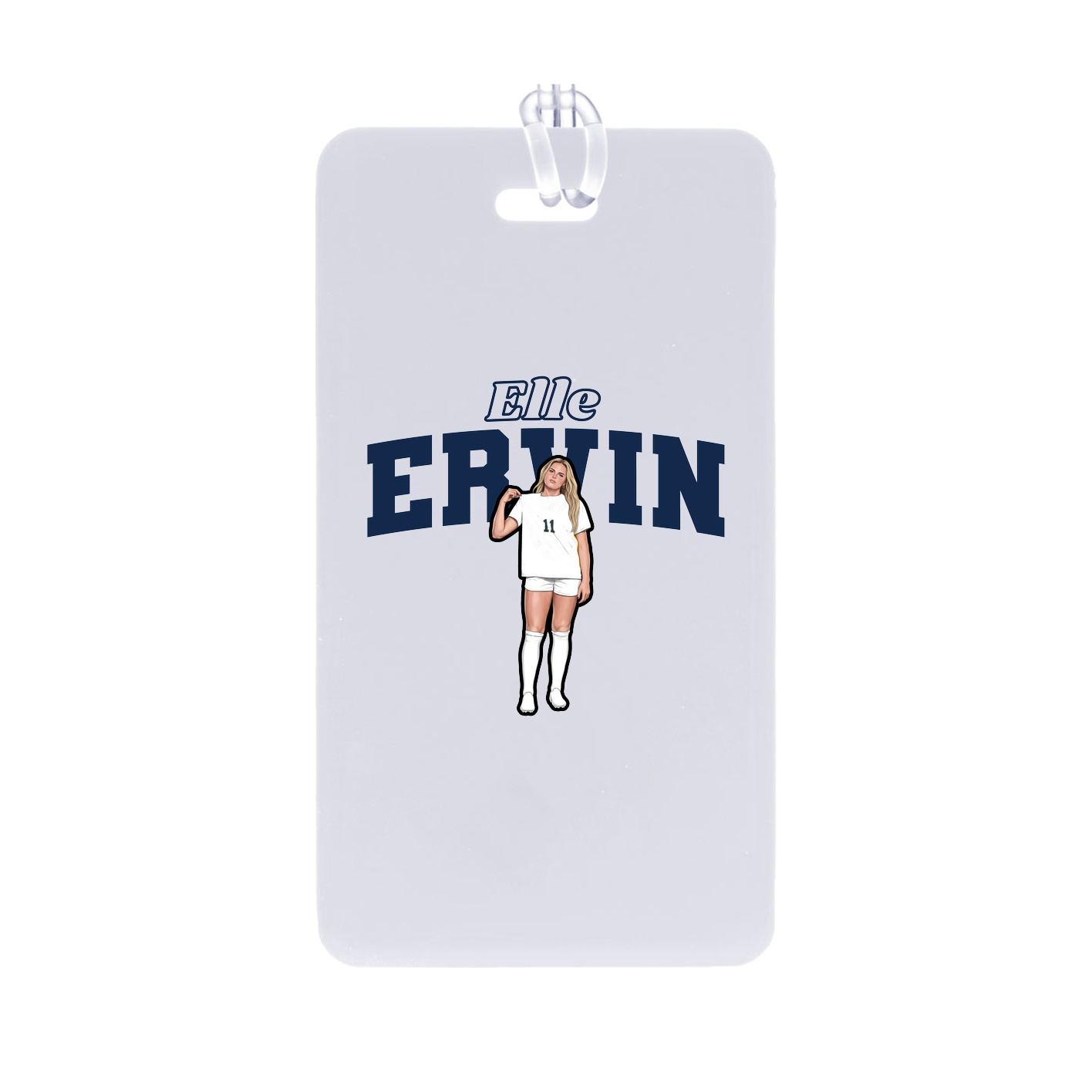 Bag Tag — Name Arch in Classic