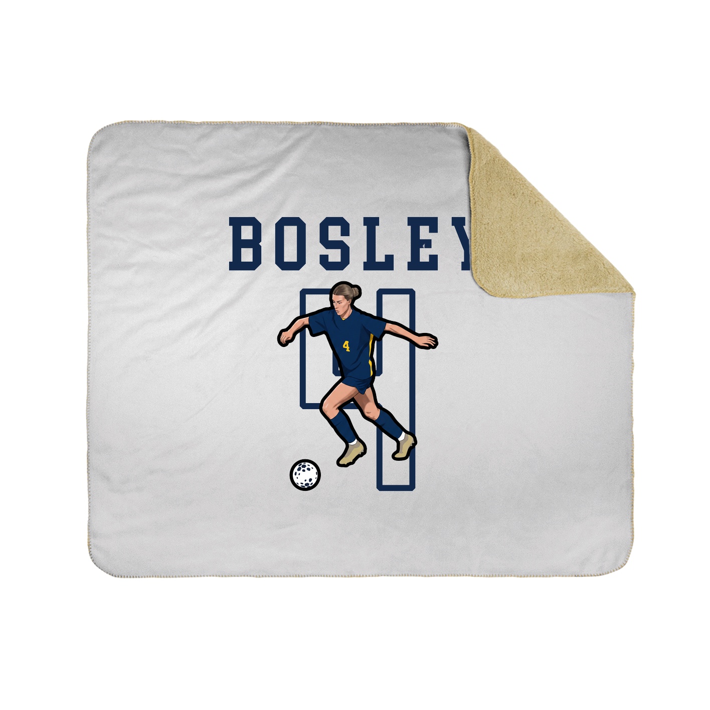 Throw Blanket — Shirsey in White