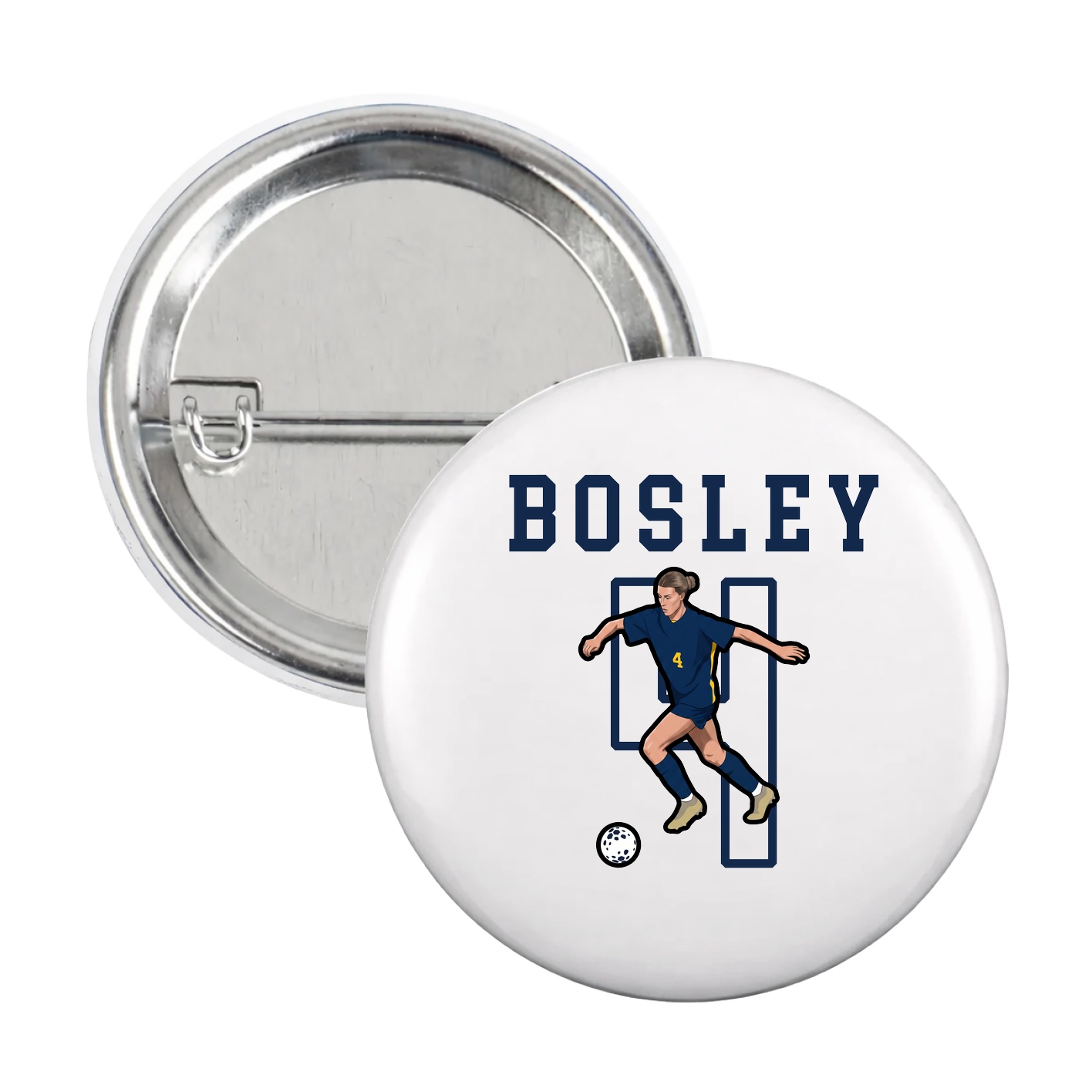 Game Day Button — Shirsey in White