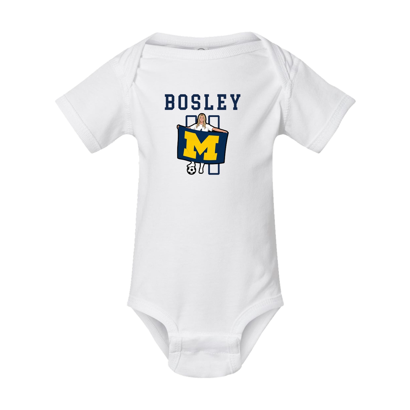 Baby Onesie — Shirsey in White