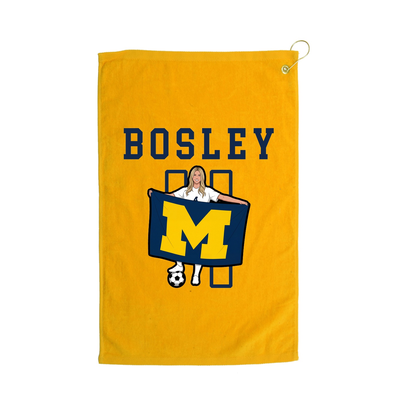 Golf Towel — Shirsey in Gold
