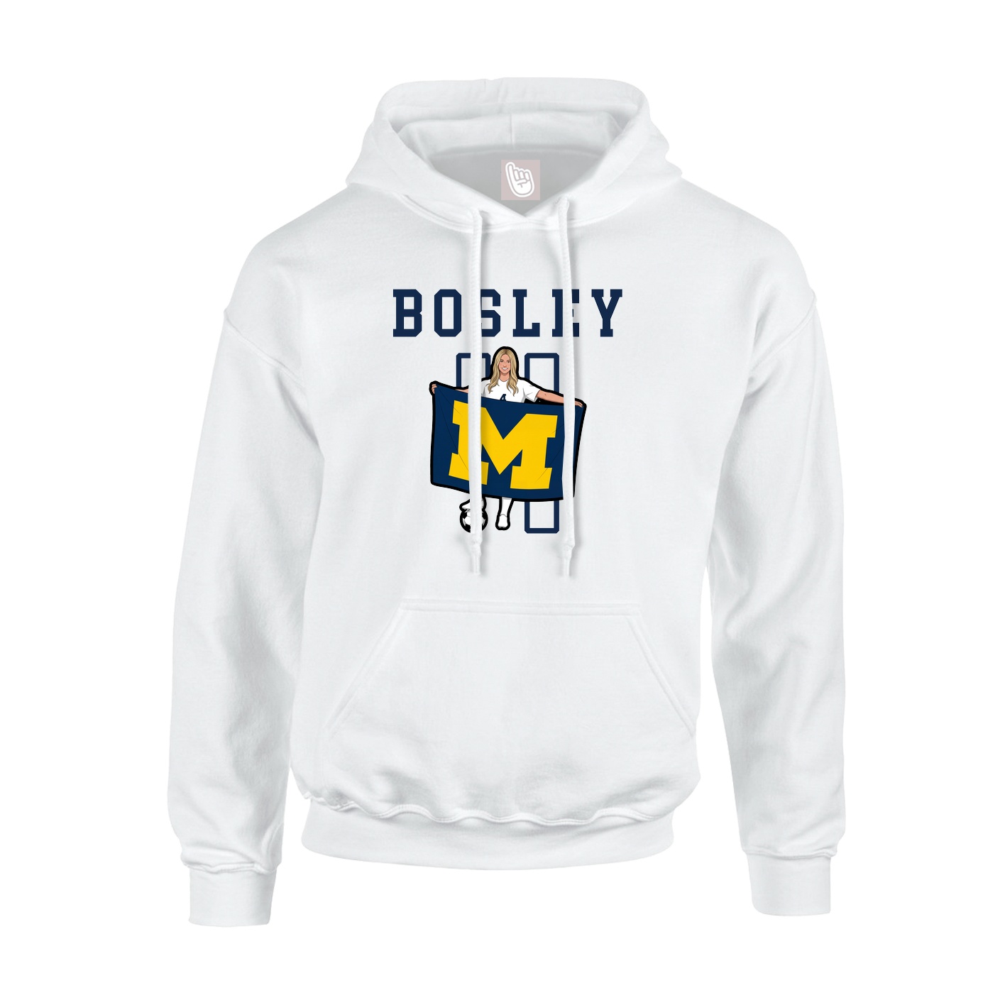 Youth Hoodie — Shirsey in White