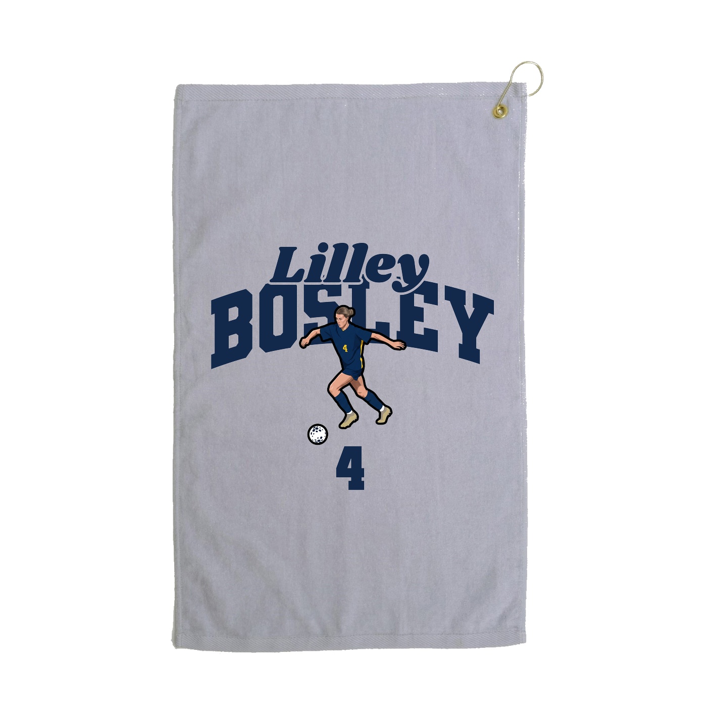Golf Towel — Signature Arch in Grey