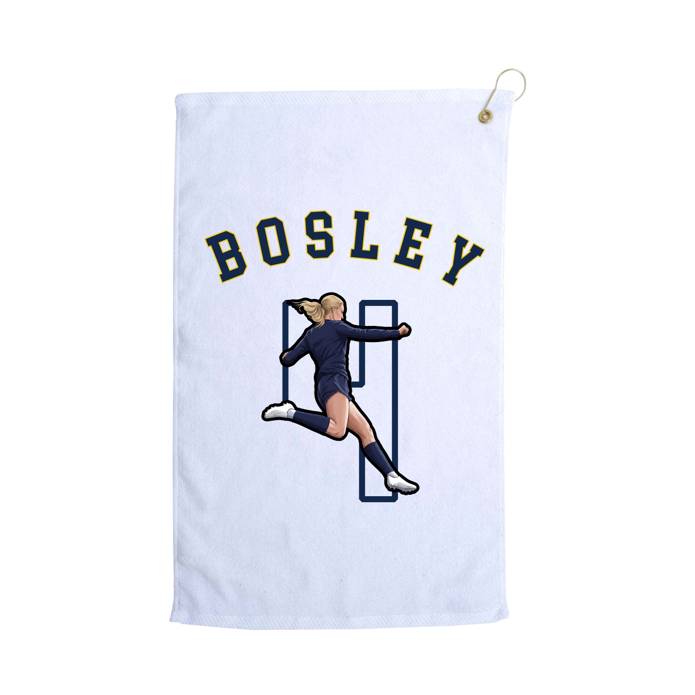 Golf Towel — Shirsey Arch in White