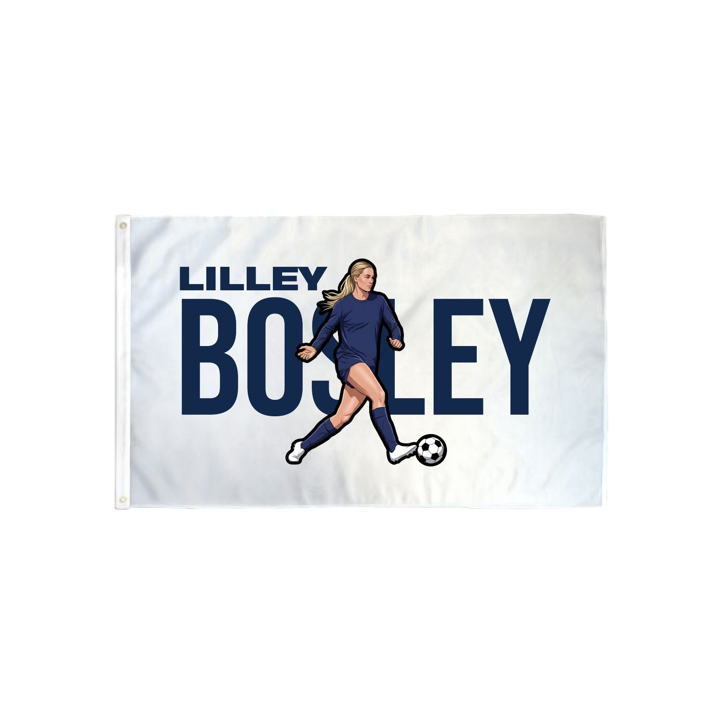 3x5 Flag — Player Name in Classic