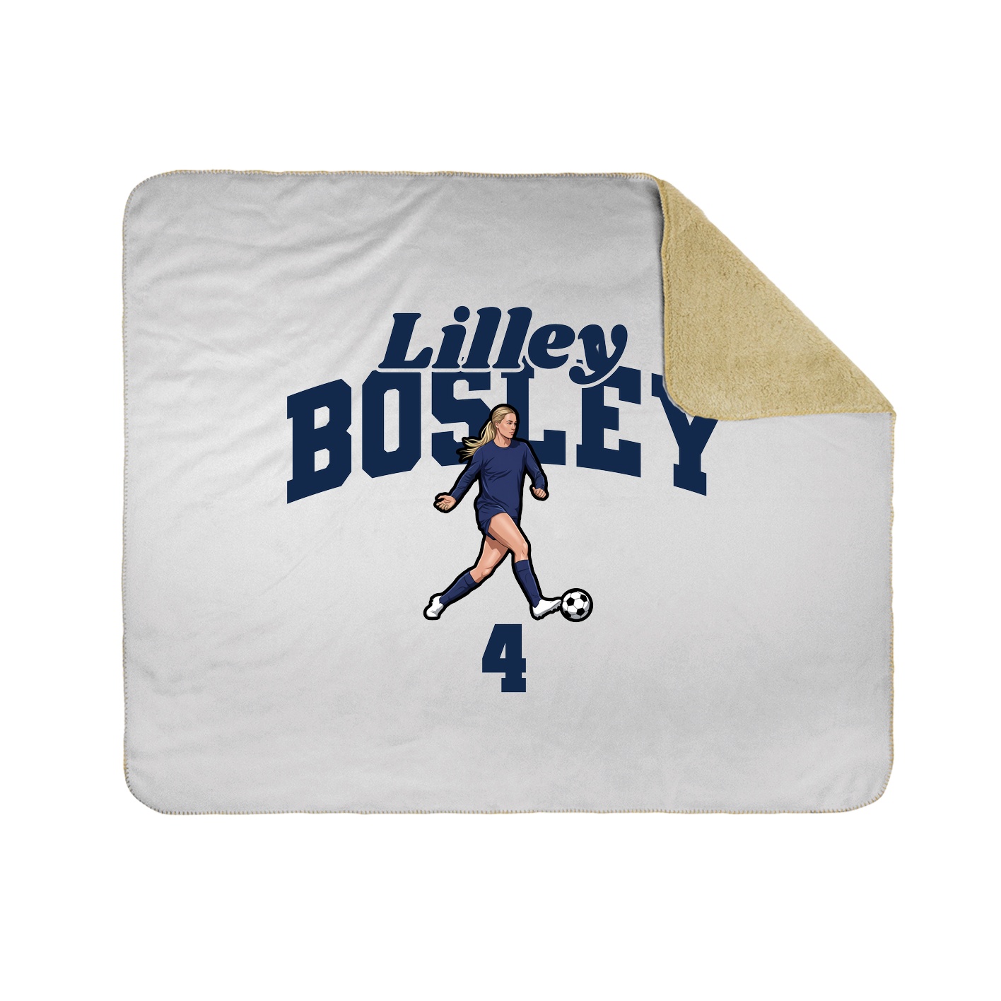 Throw Blanket — Signature Arch in White