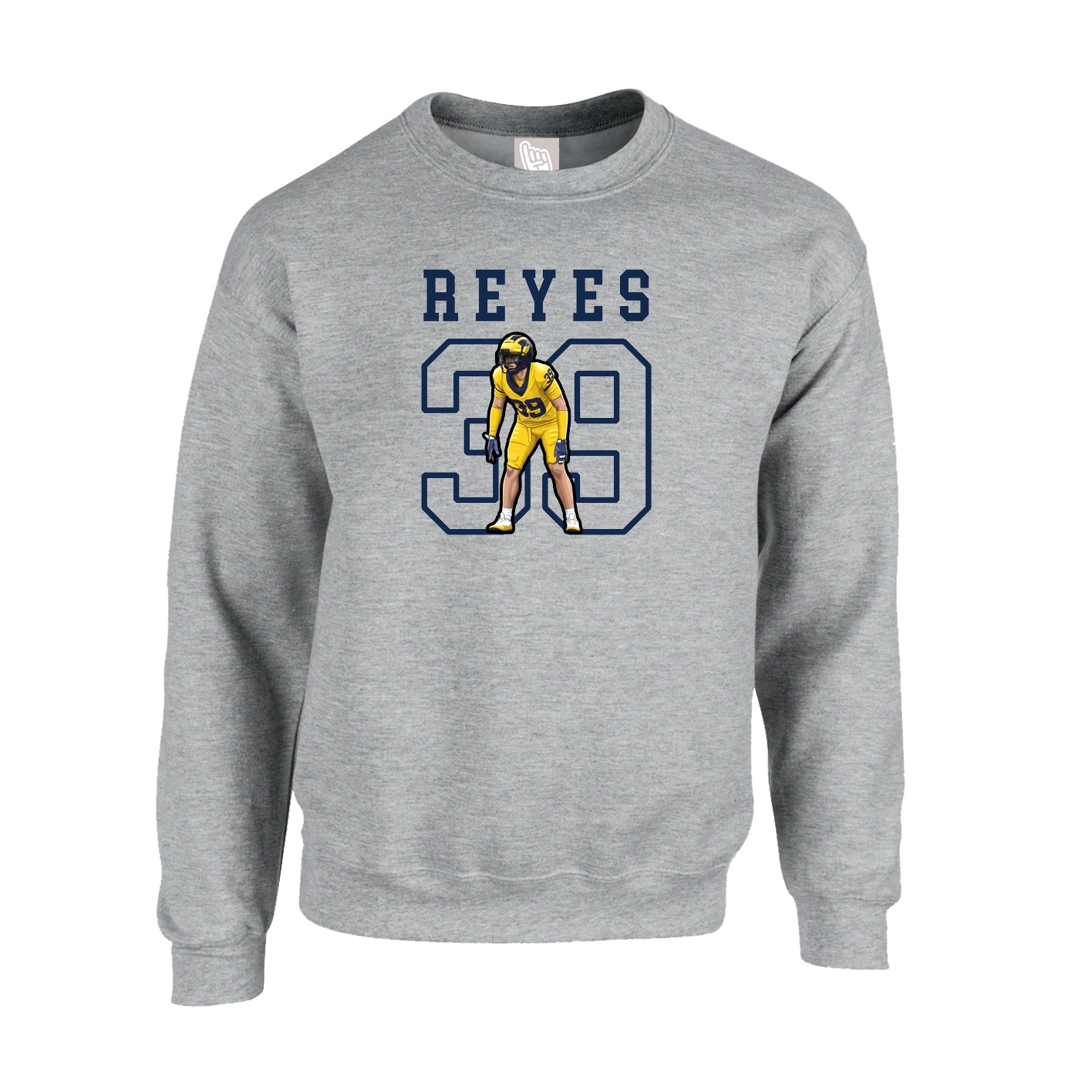 Fleece Crew — Shirsey in Grey