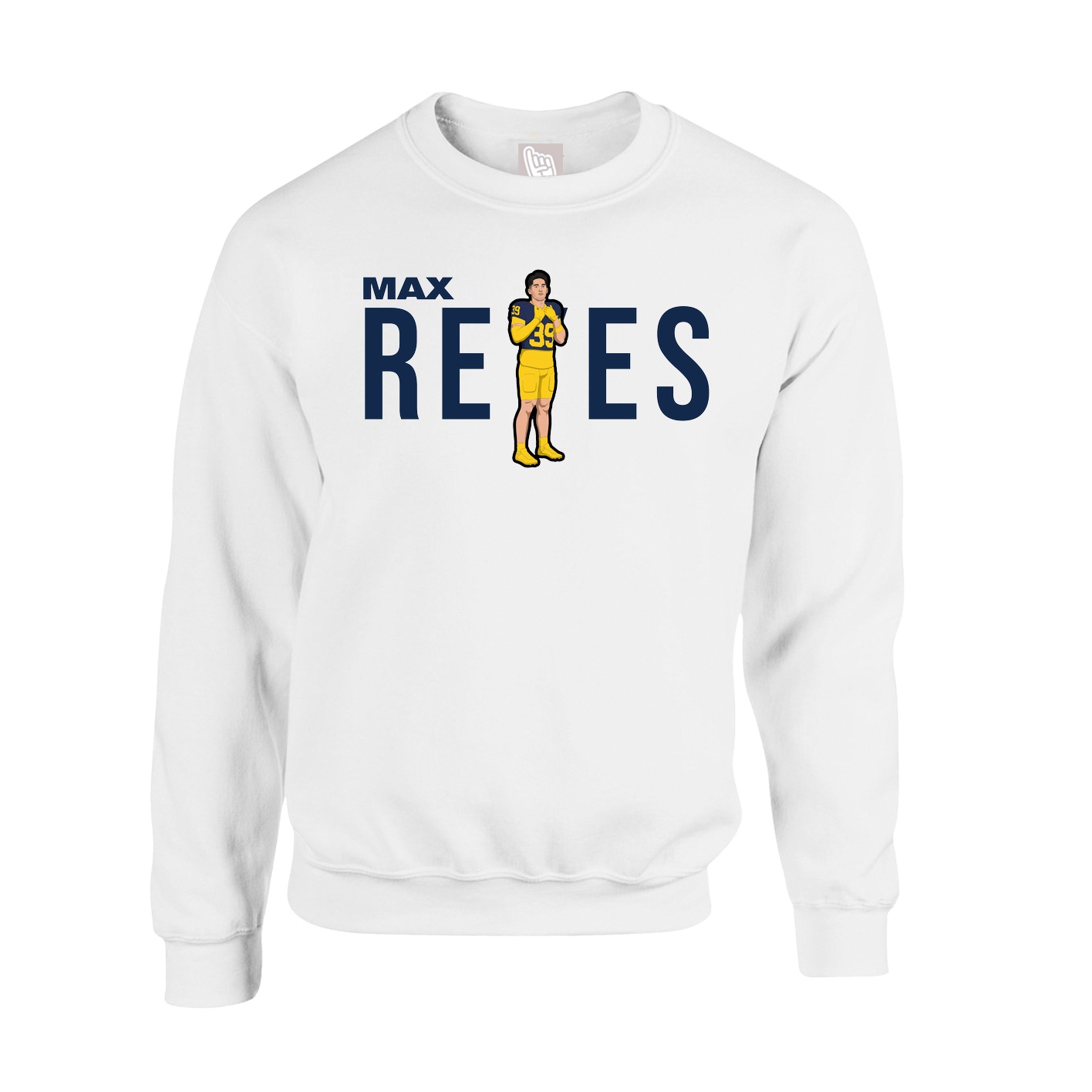 Fleece Crew — Player Name in White