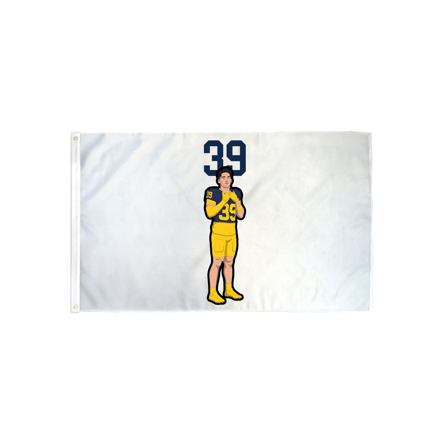 3x5 Flag — Number Top in Classic