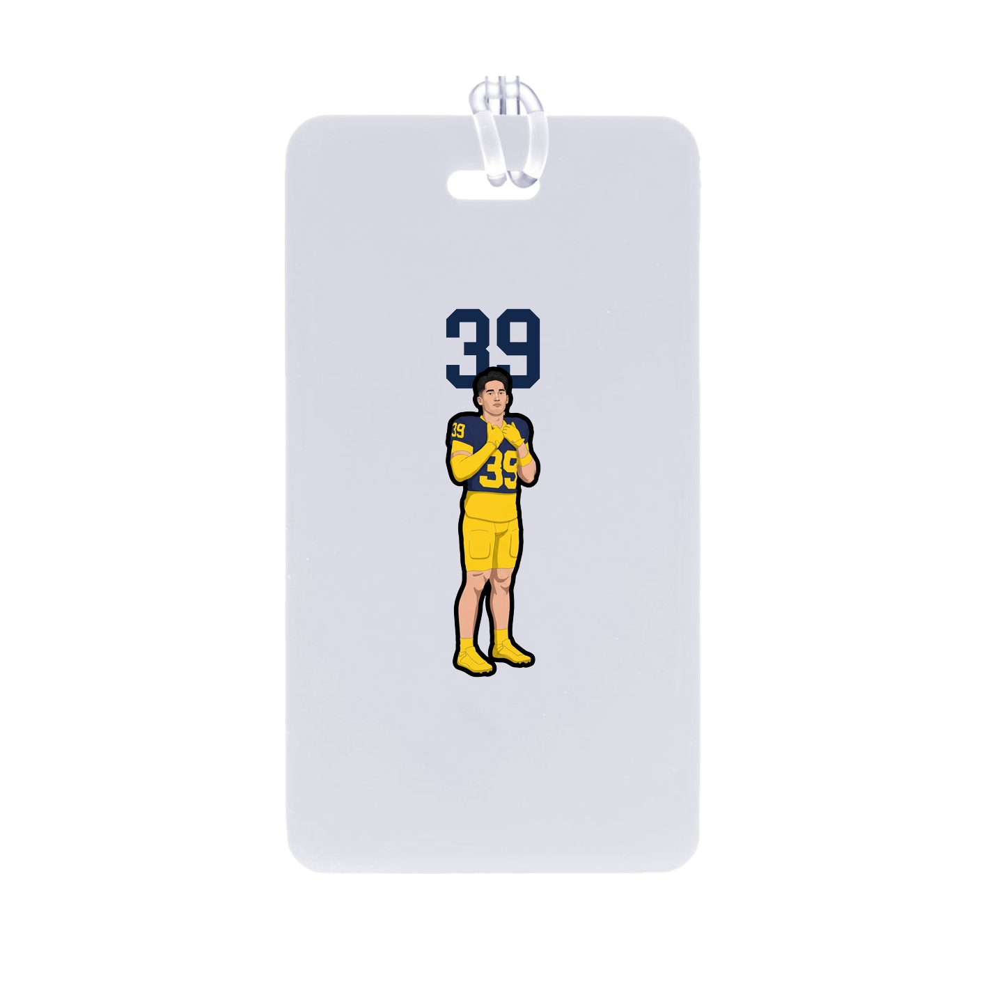 Bag Tag — Number Top in Classic