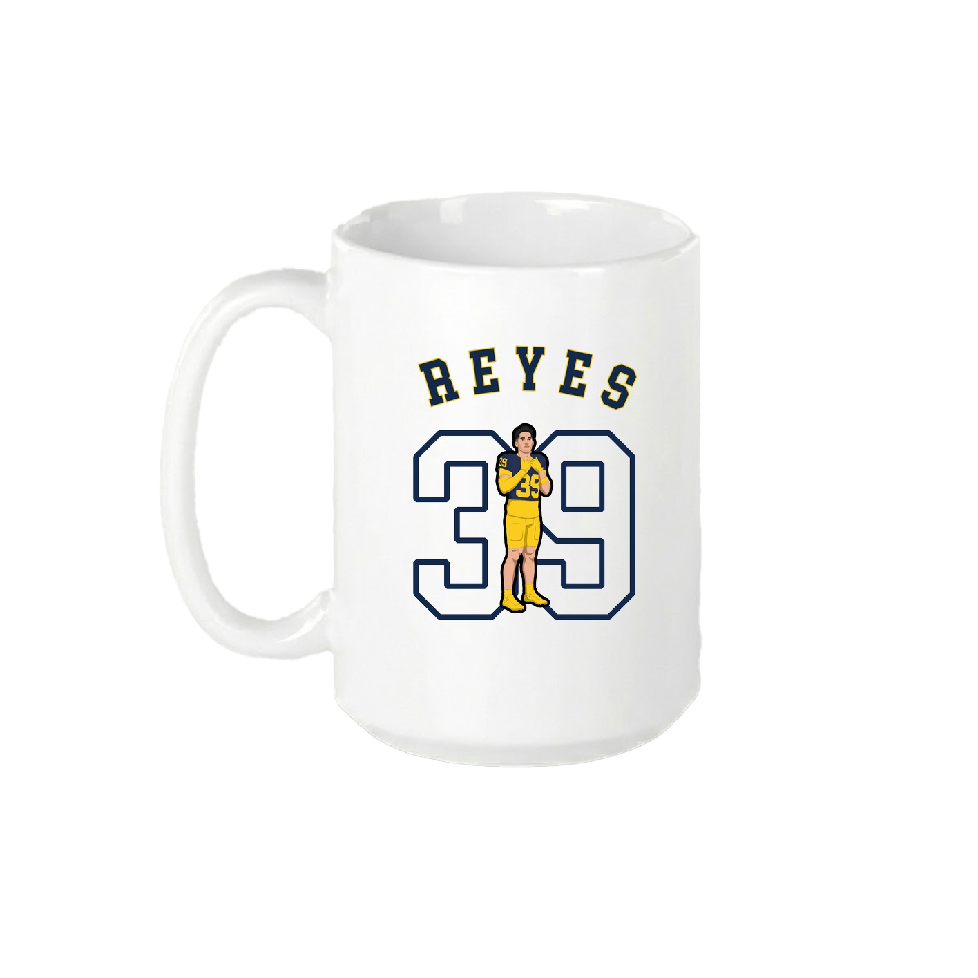 15oz Coffee Mug — Shirsey Arch in White