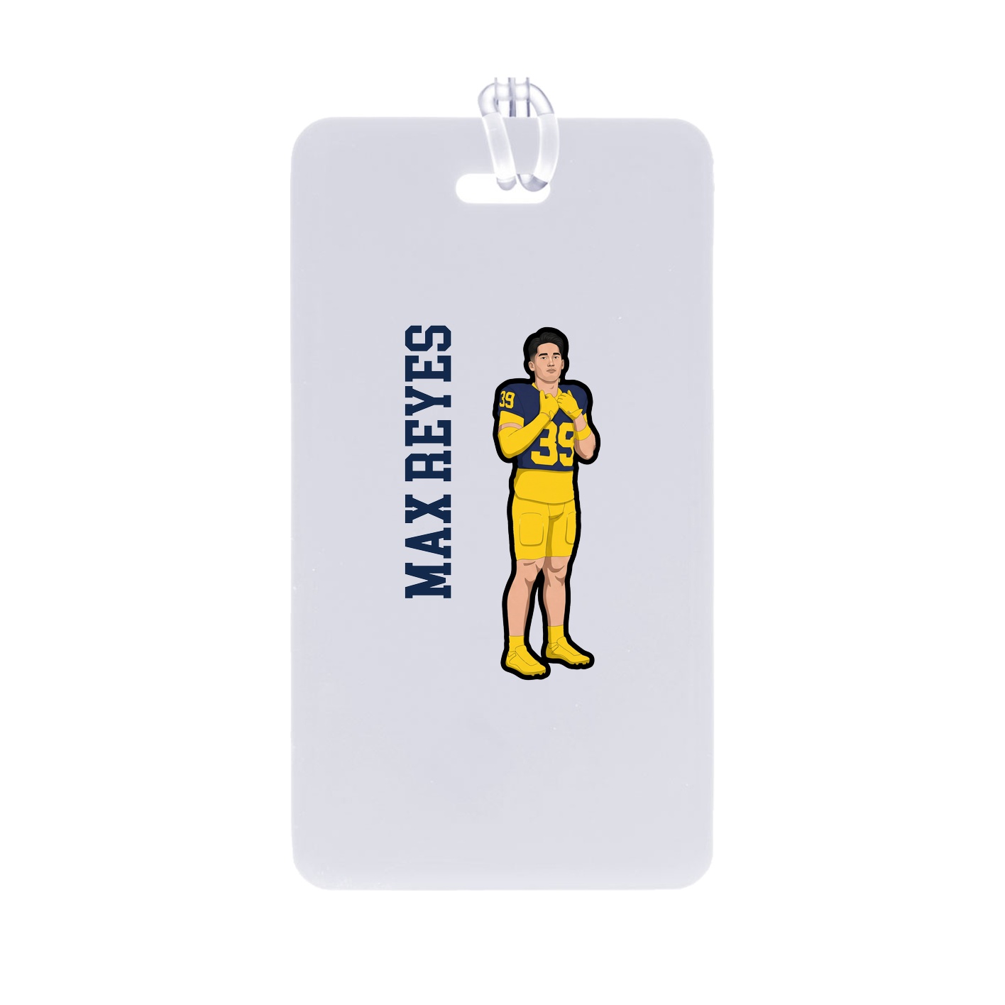 Bag Tag — Name Vertical in Classic