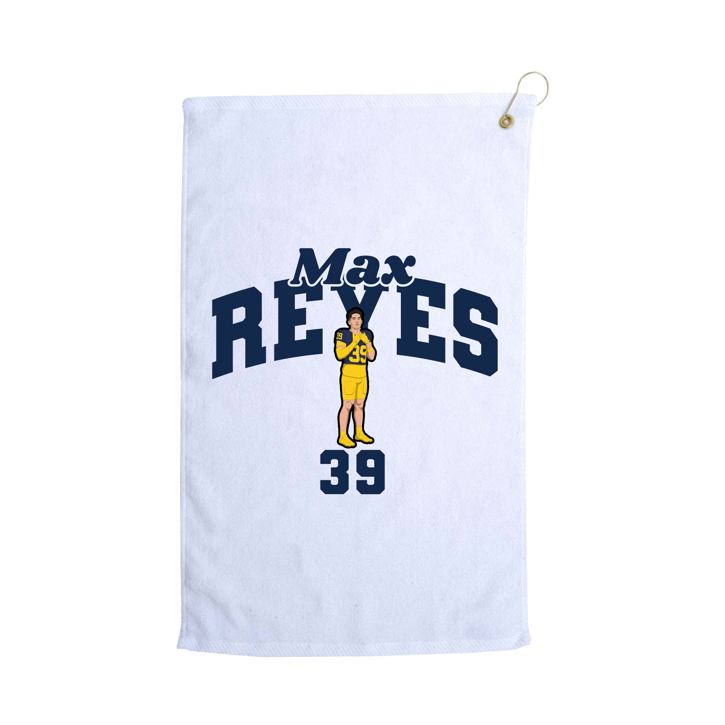 Golf Towel — Signature Arch in White
