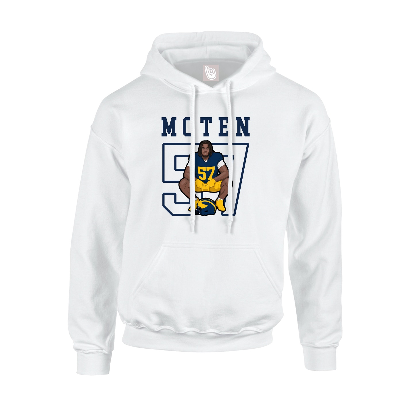 Youth Hoodie — Shirsey in White