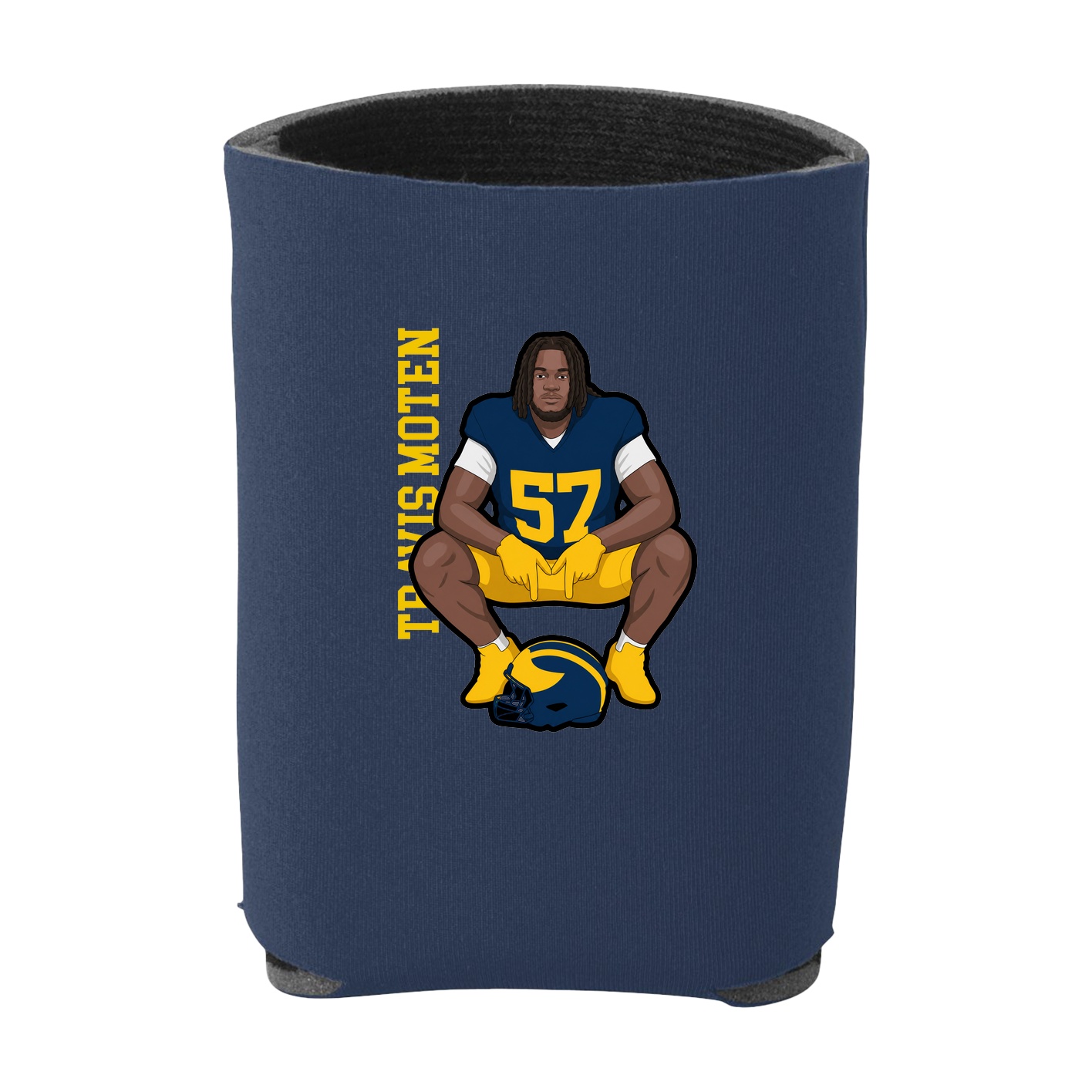 Can Holder — Name Vertical in Navy