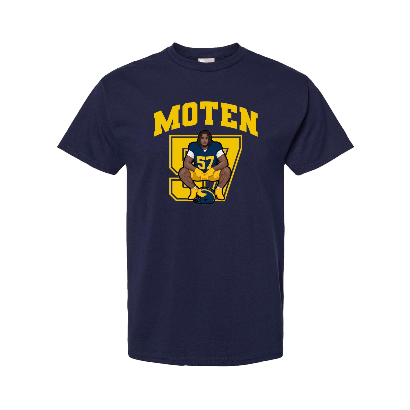 Tee — Number in Navy