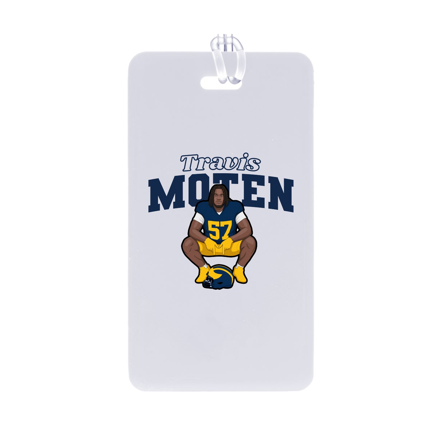 Bag Tag — Name Arch in Classic
