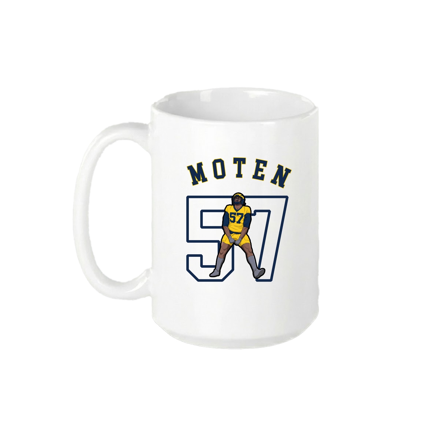 15oz Coffee Mug — Shirsey Arch in White