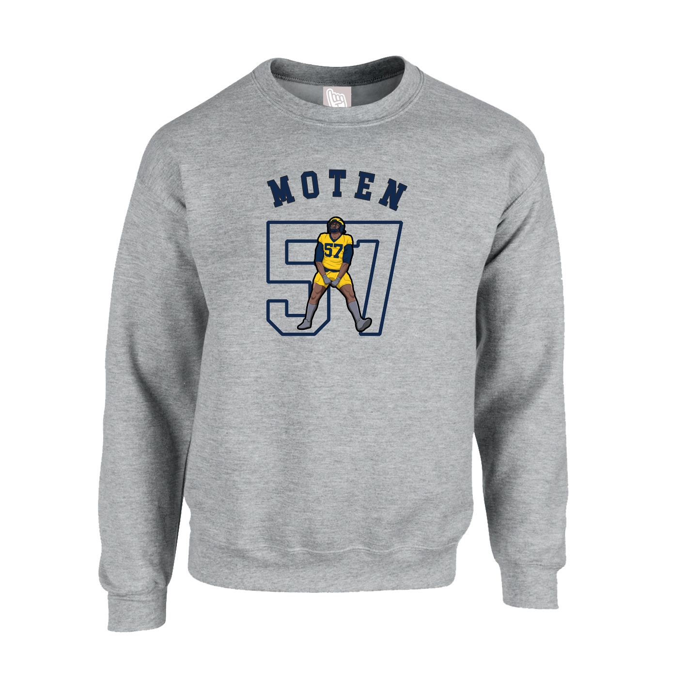 Fleece Crew — Shirsey Arch in Grey