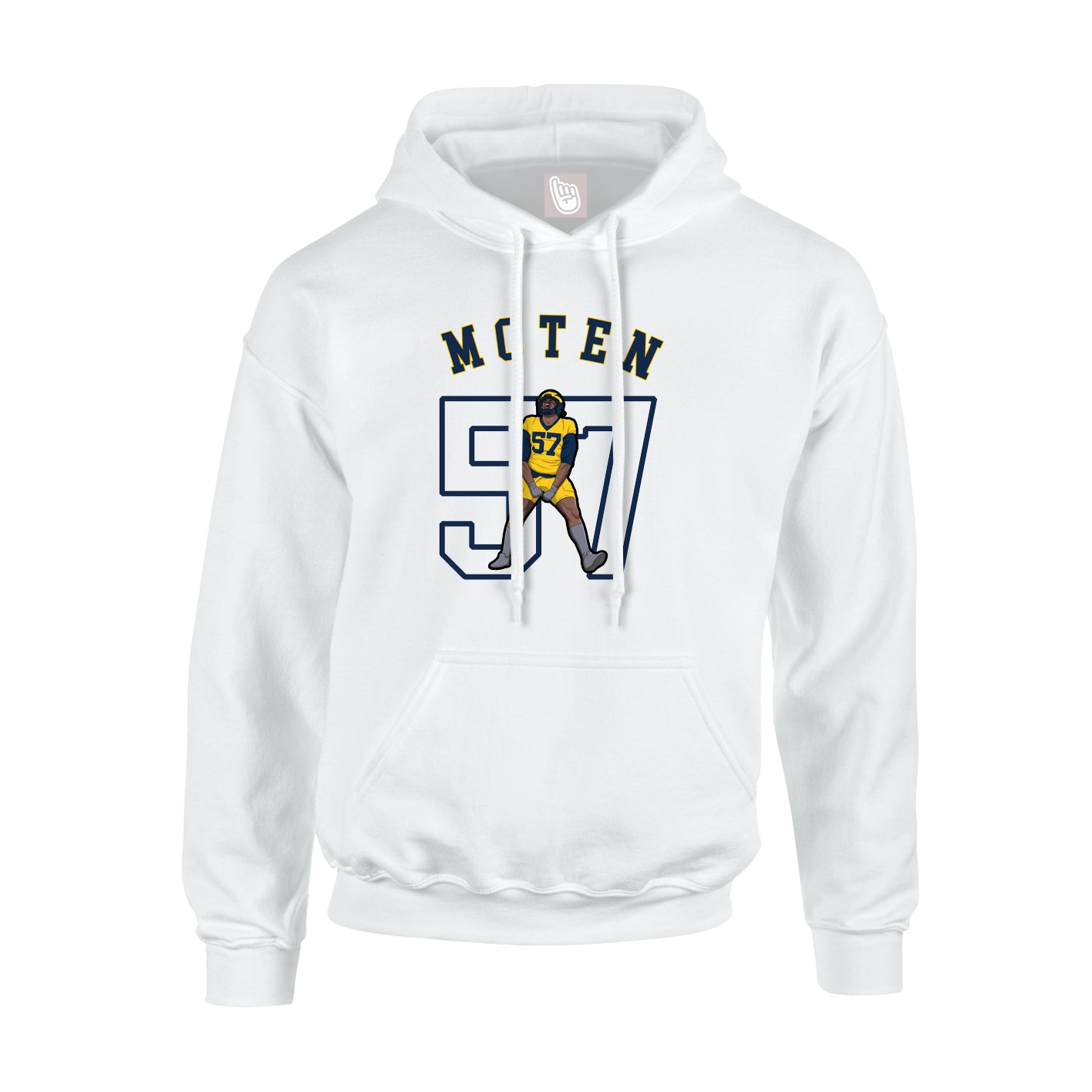 Youth Hoodie — Shirsey Arch in White
