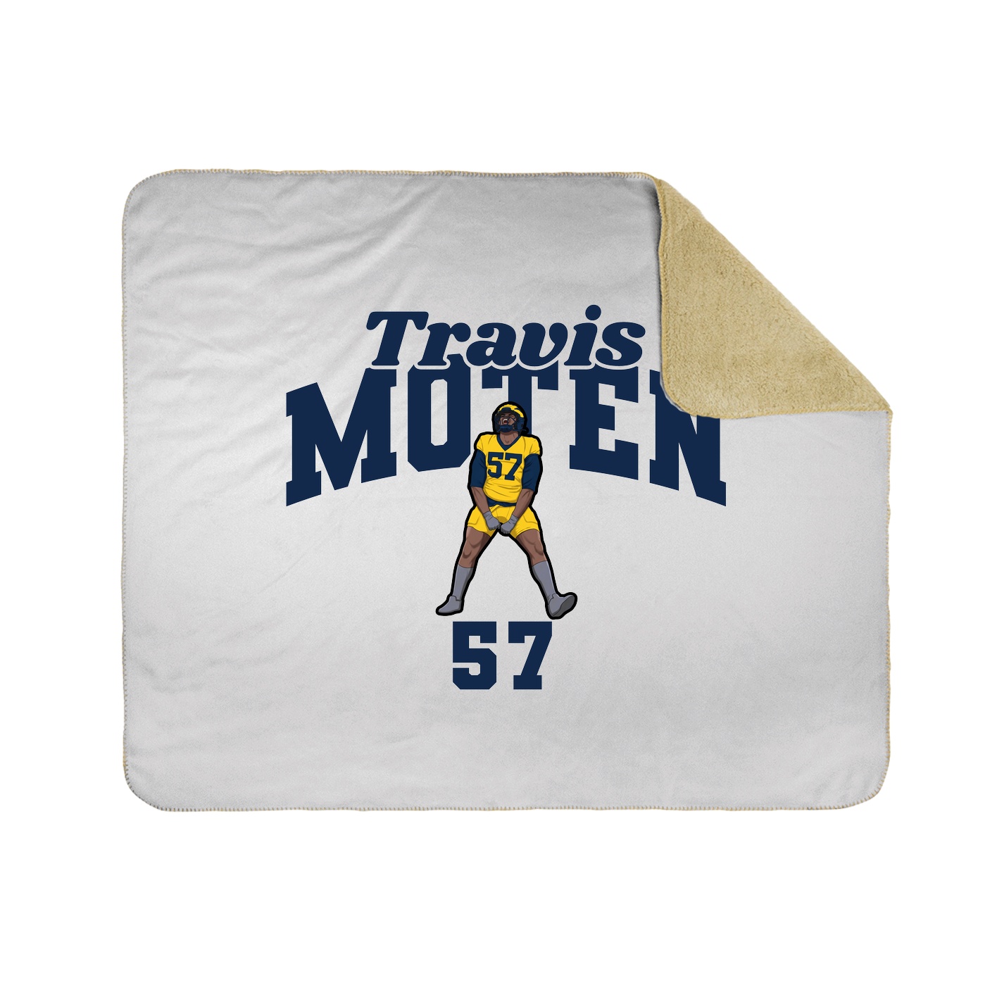 Throw Blanket — Signature Arch in White