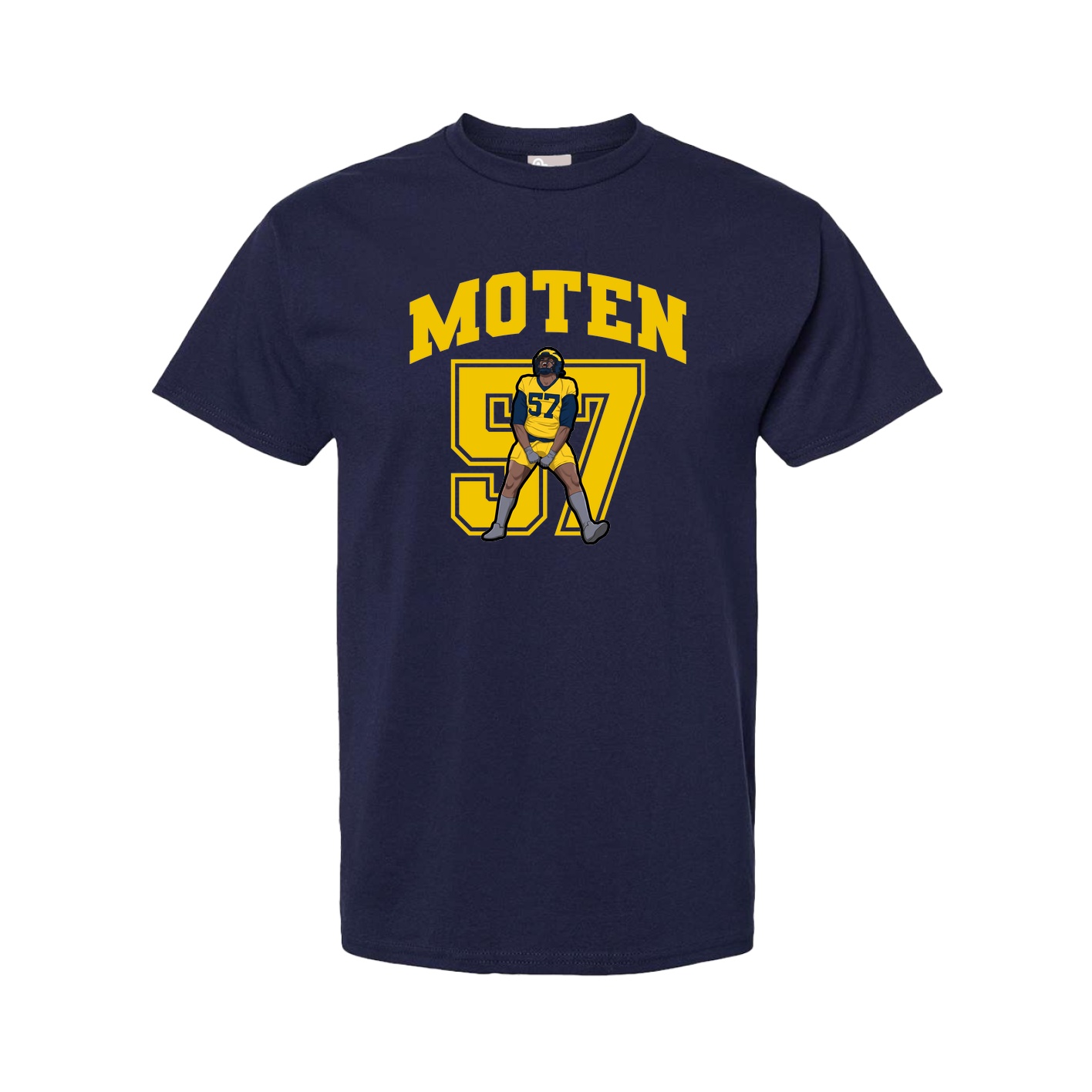 Youth Tee — Number in Navy
