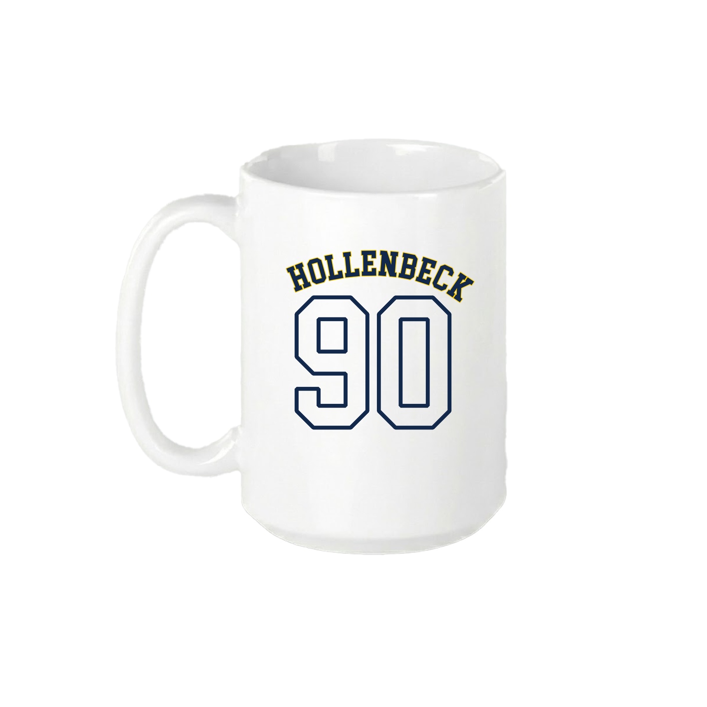 15oz Coffee Mug — Shirsey Arch in White
