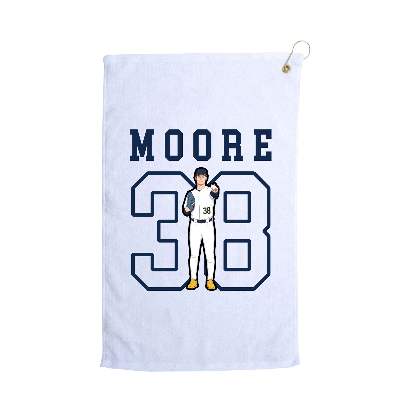 Golf Towel — Shirsey in White