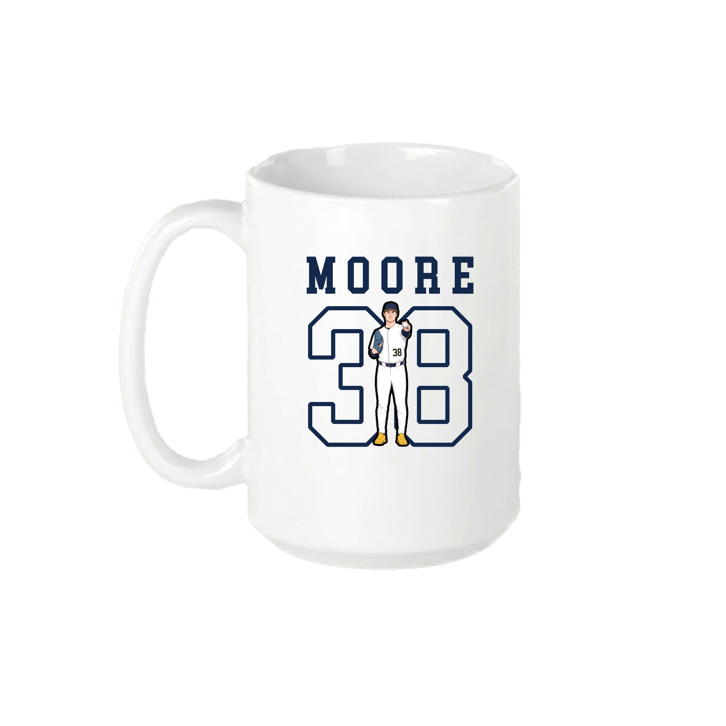 15oz Coffee Mug — Shirsey in White