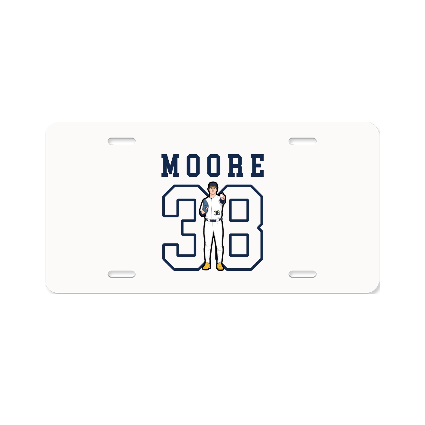 License Plate — Shirsey in Classic