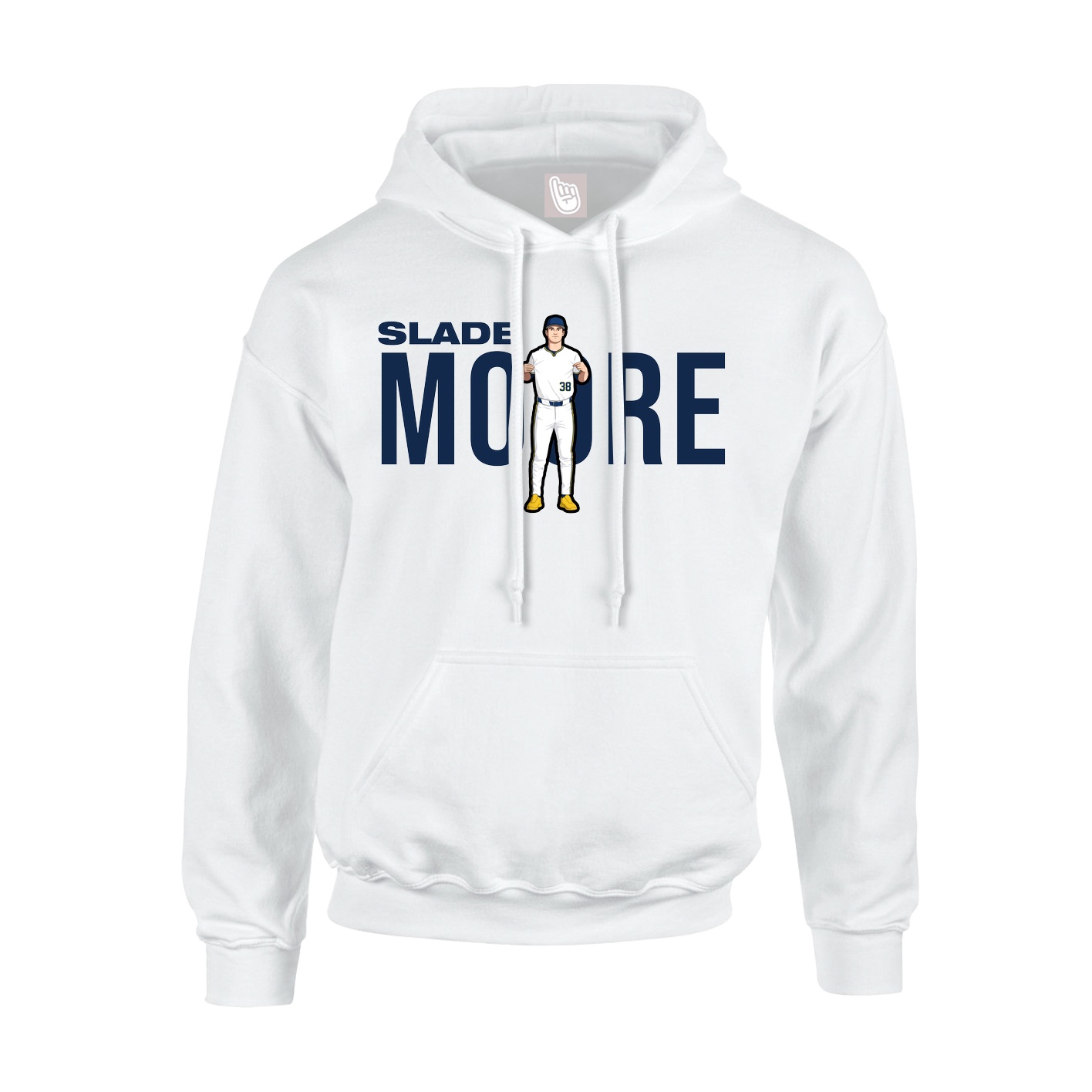 Hoodie — Player Name in White