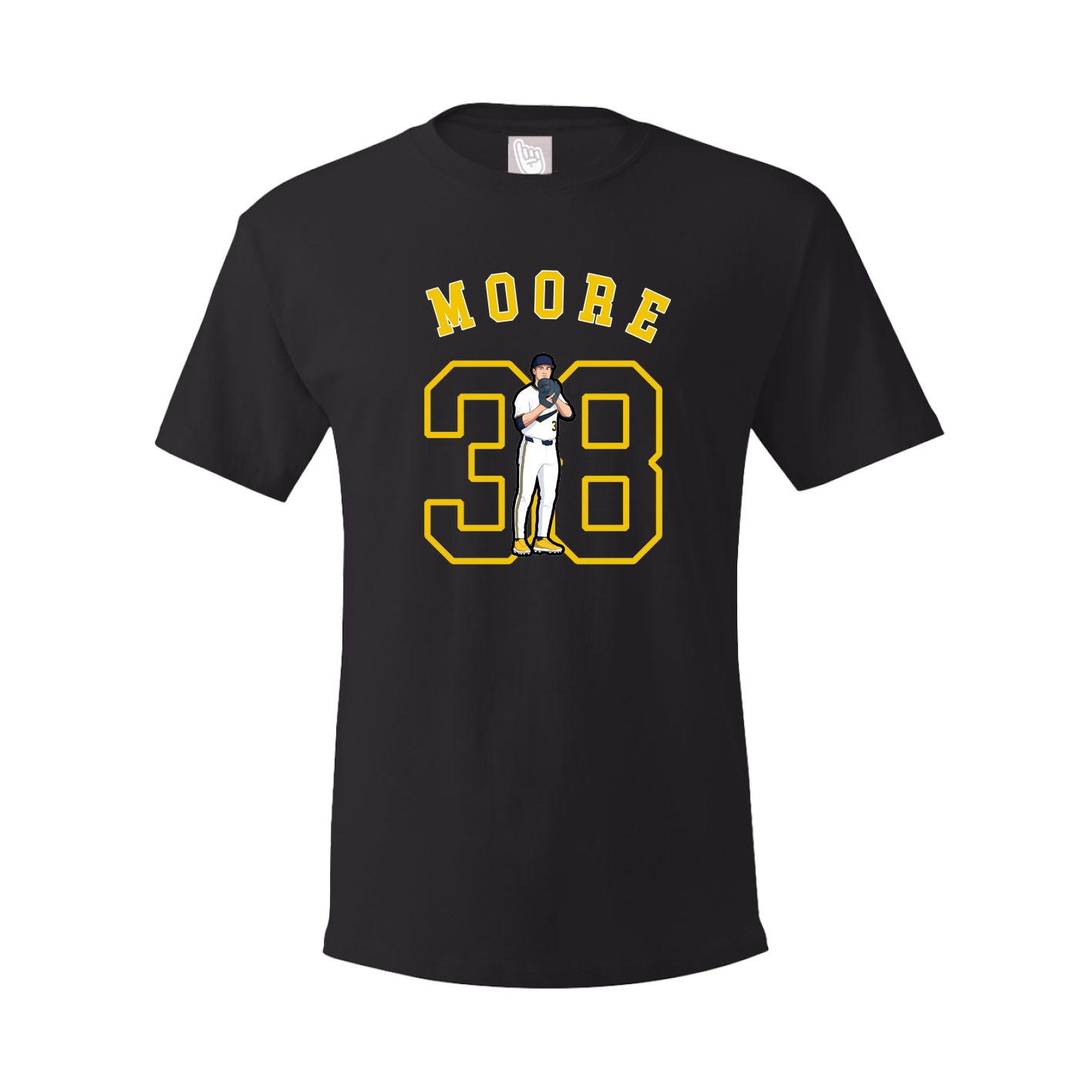 Youth Tee — Shirsey Arch in Black