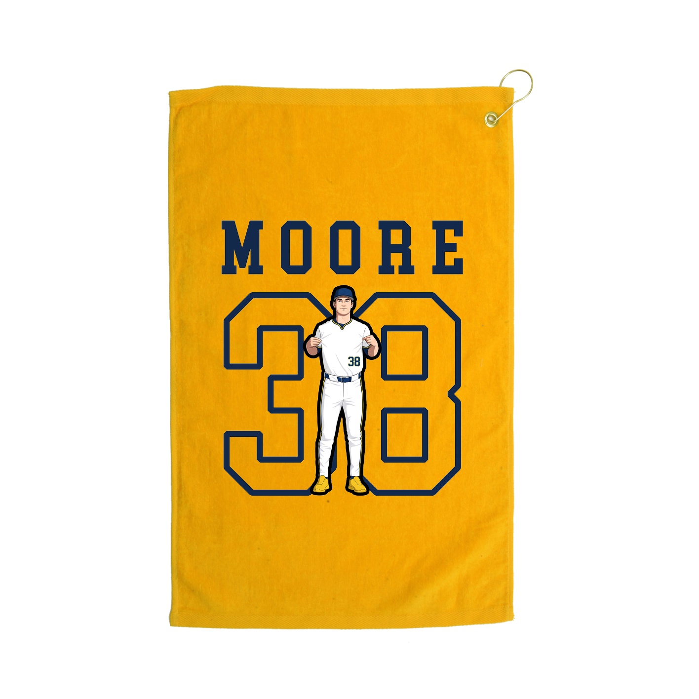 Golf Towel — Shirsey in Gold