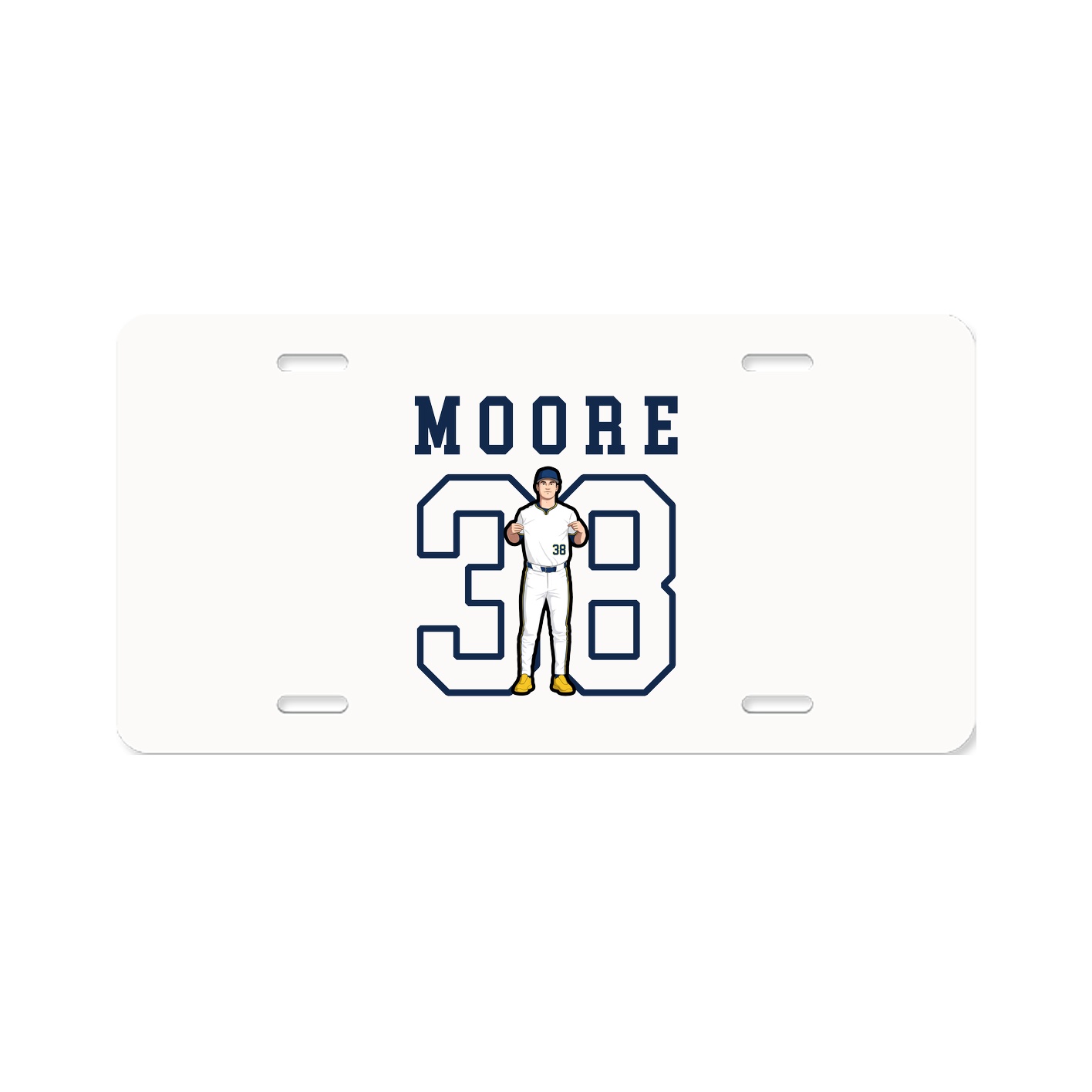 License Plate — Shirsey in Classic