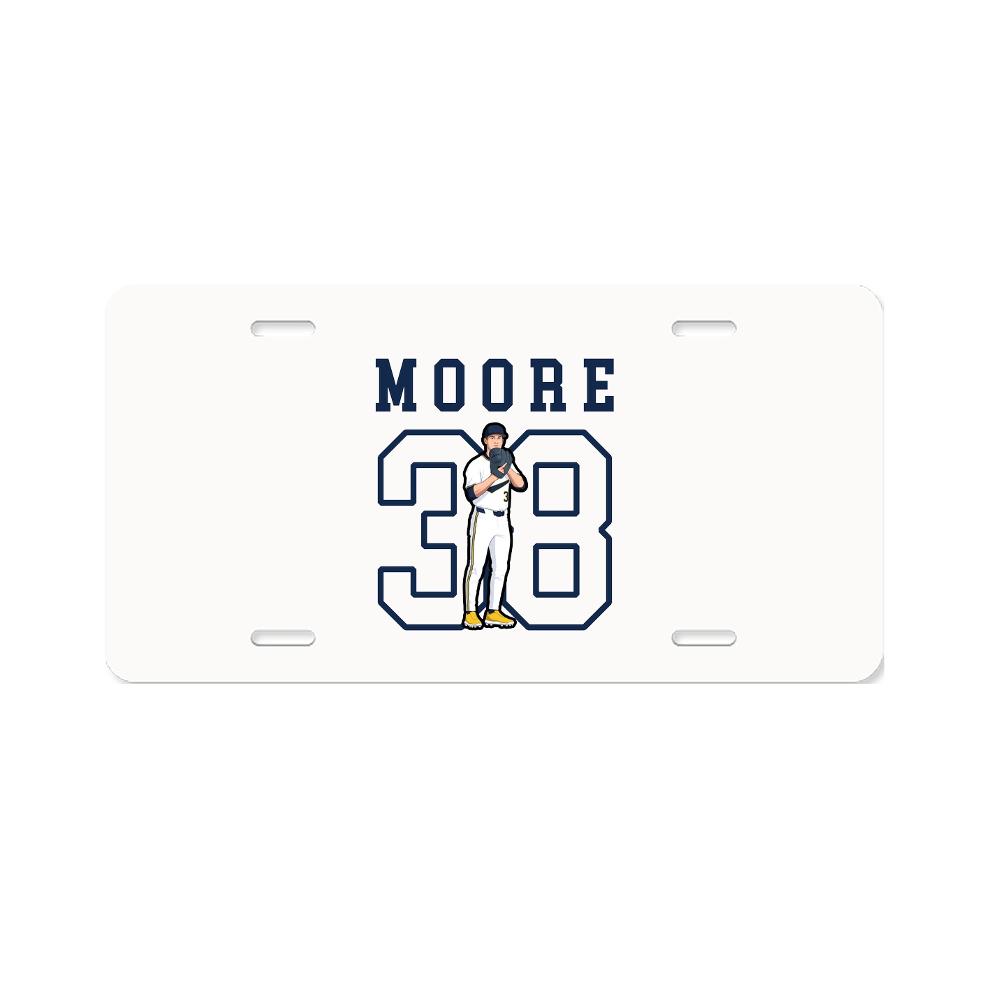 License Plate — Shirsey in Classic