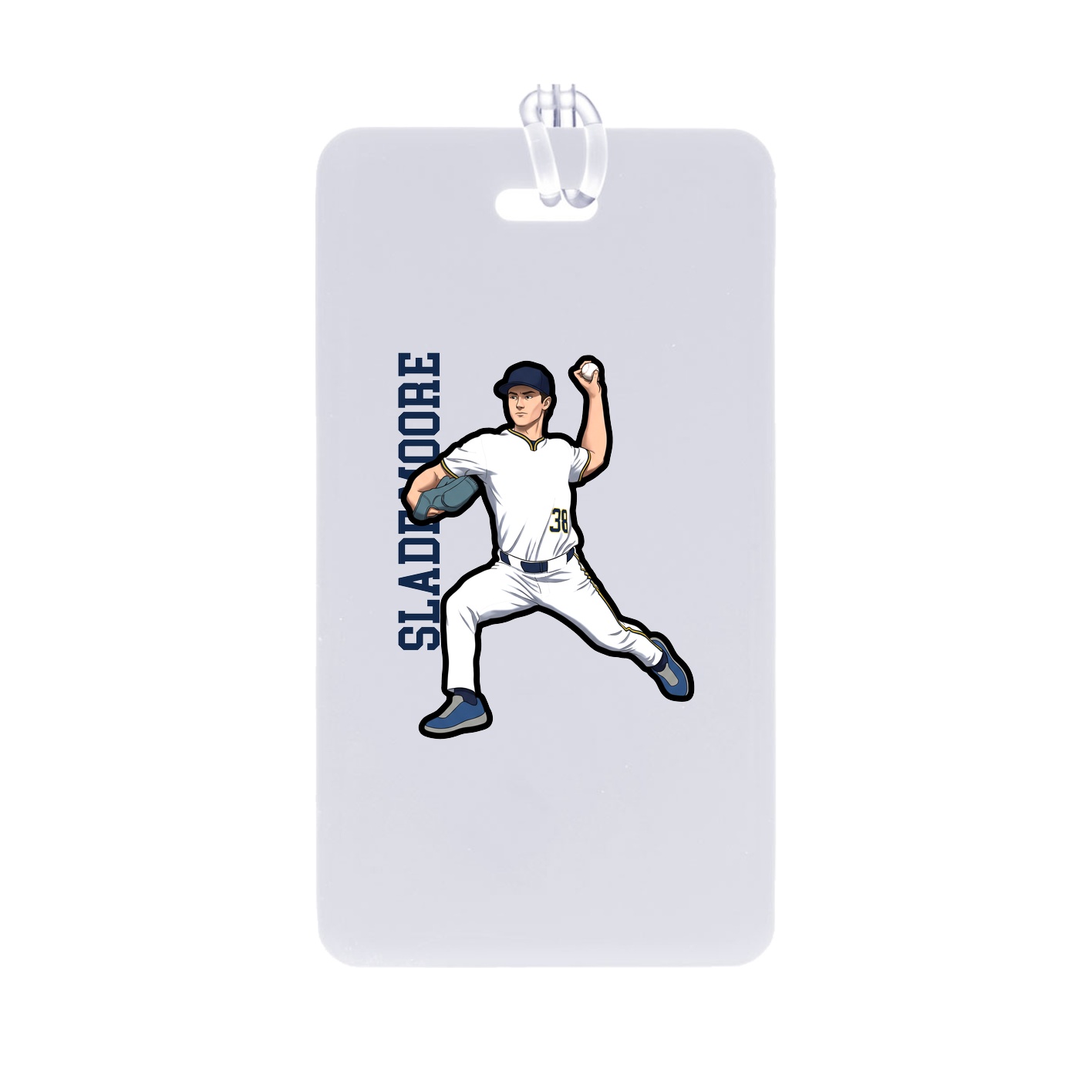 Bag Tag — Name Vertical in Classic