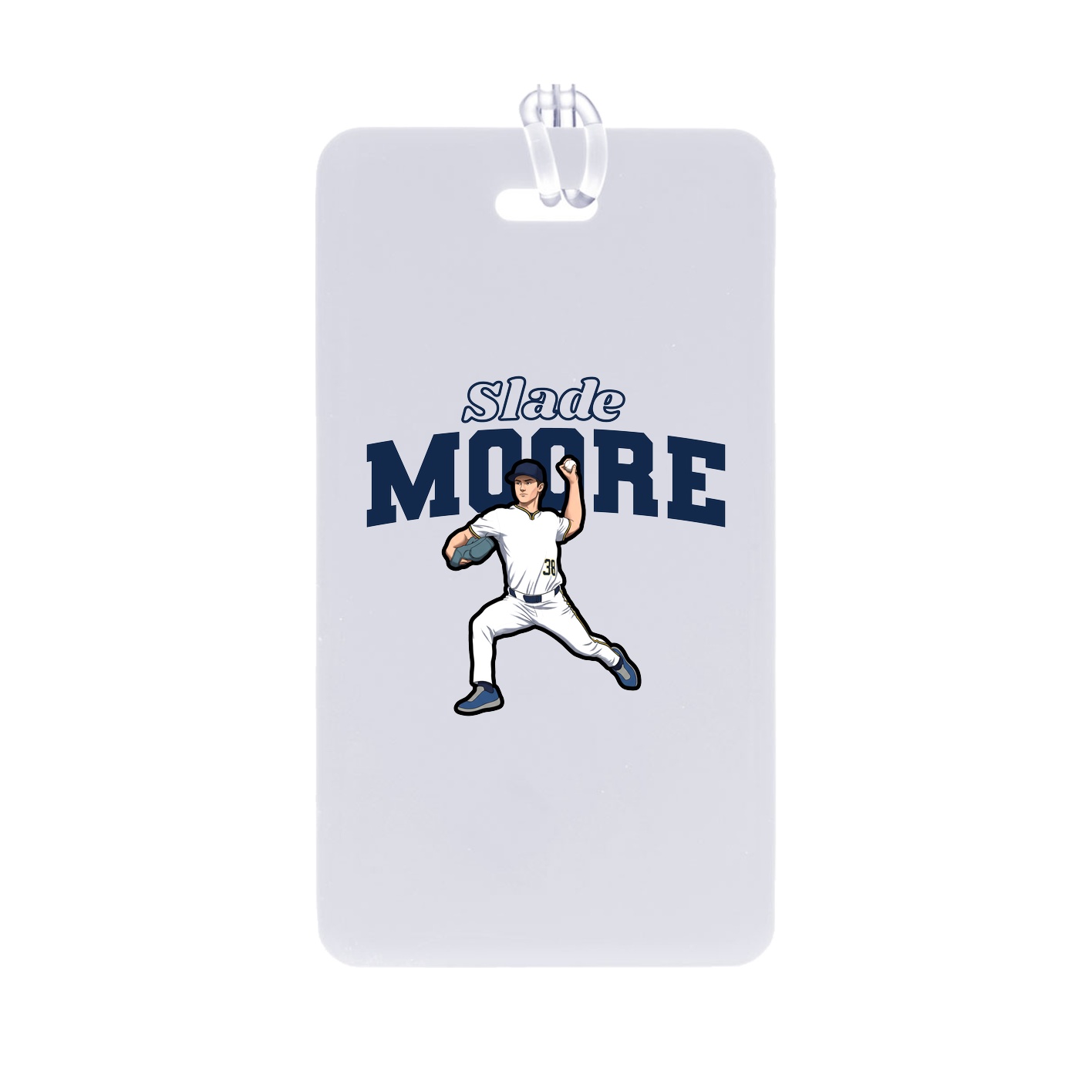 Bag Tag — Name Arch in Classic