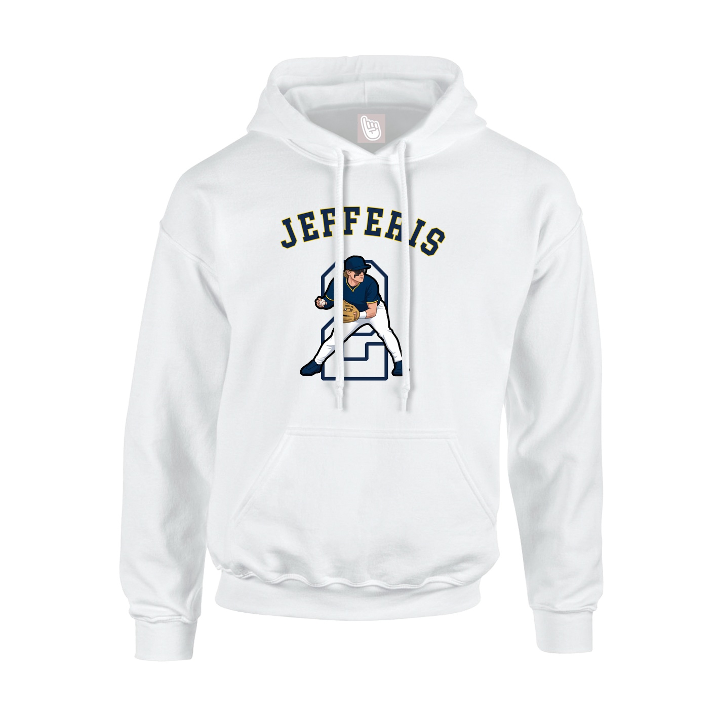 Youth Hoodie — Shirsey Arch in White